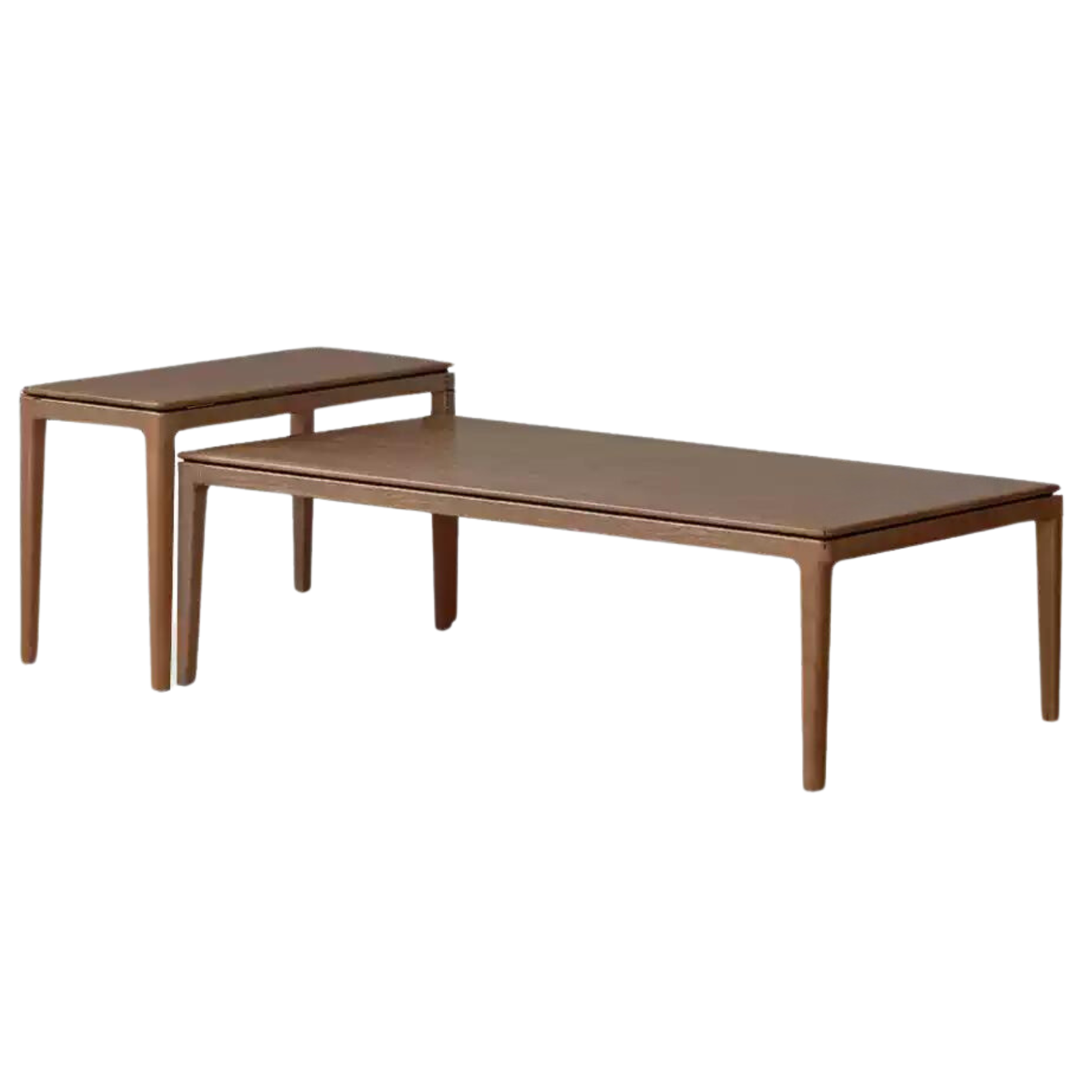 Premium Black Walnut, Ash & Oak Solid Wood Coffee Table - Modern Rustic Living Room Furniture for Home Decor & Entertaining