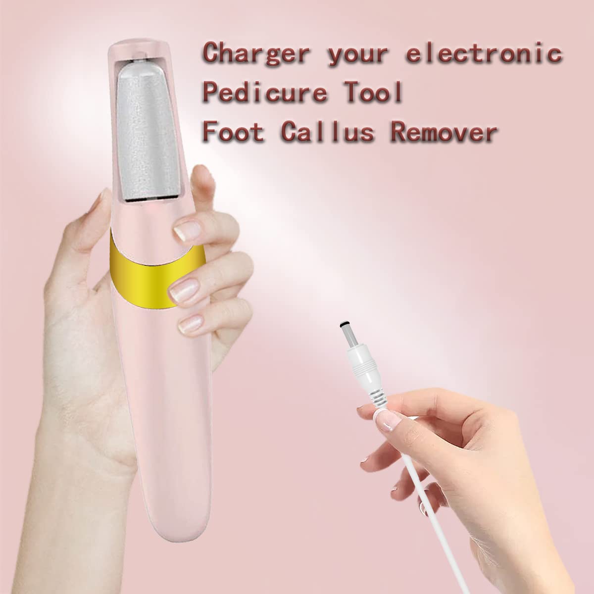 Flawless Pedi Charger Replacement - 2PCS USB Power Adapter for Electronic Pedicure Tool & Foot Callus Remover - Perfect for Home Spa, Salon, and Travel Use