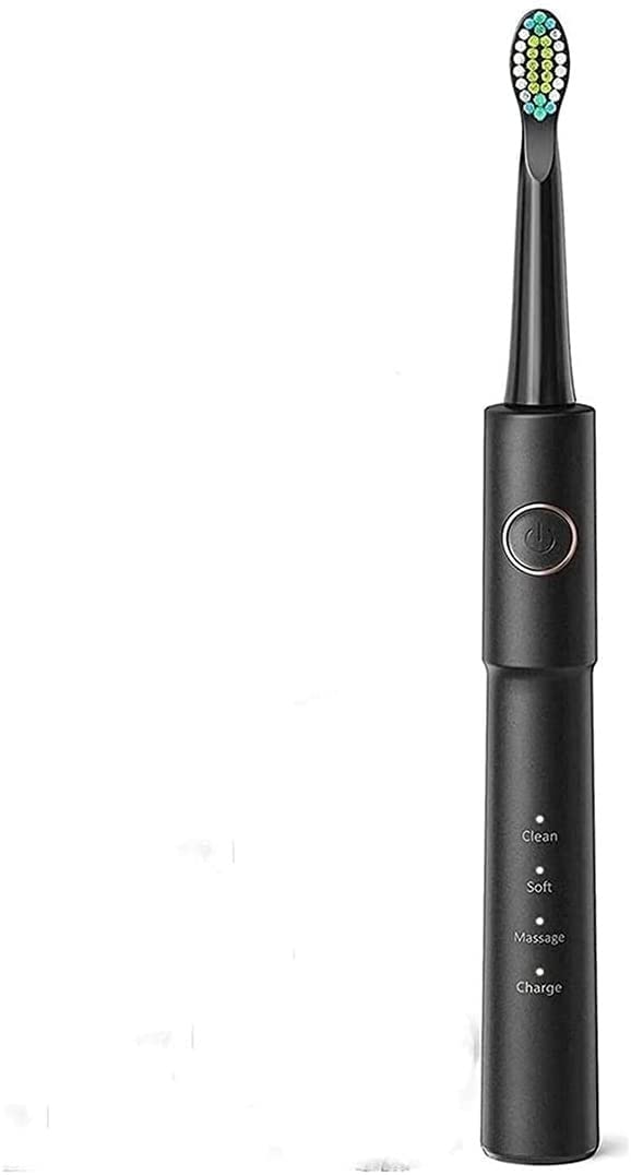 Rechargeable Electric Toothbrush for Adults with 8 Brush Heads & 5 Cleaning Modes - Whitening, Sensitive, Gum Care - Perfect for Travel & Daily Oral Hygiene