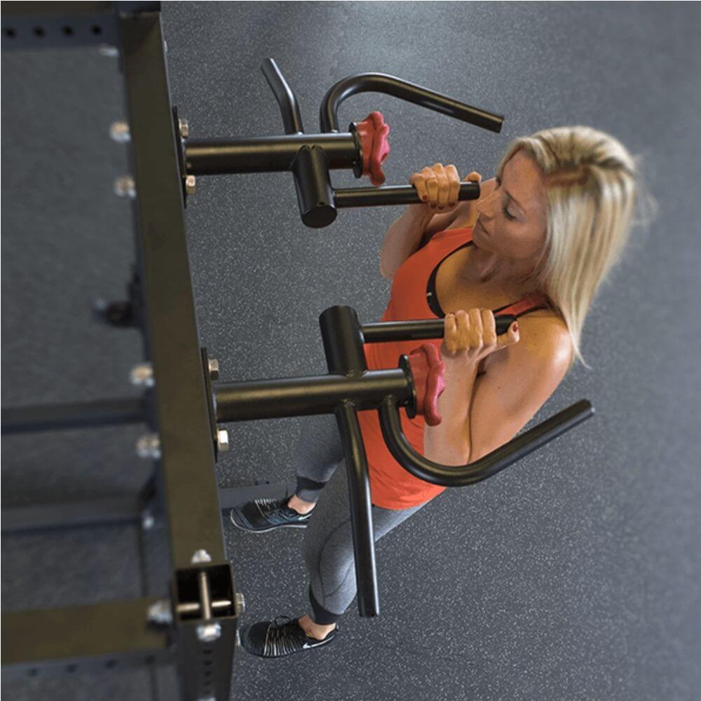 Body Solid Multi-Grip Chin-Up Bar - Heavy Duty Pull Up Bar for Home Gym, Strength Training & Fitness - Perfect for Doorway, Garage & Workout Room