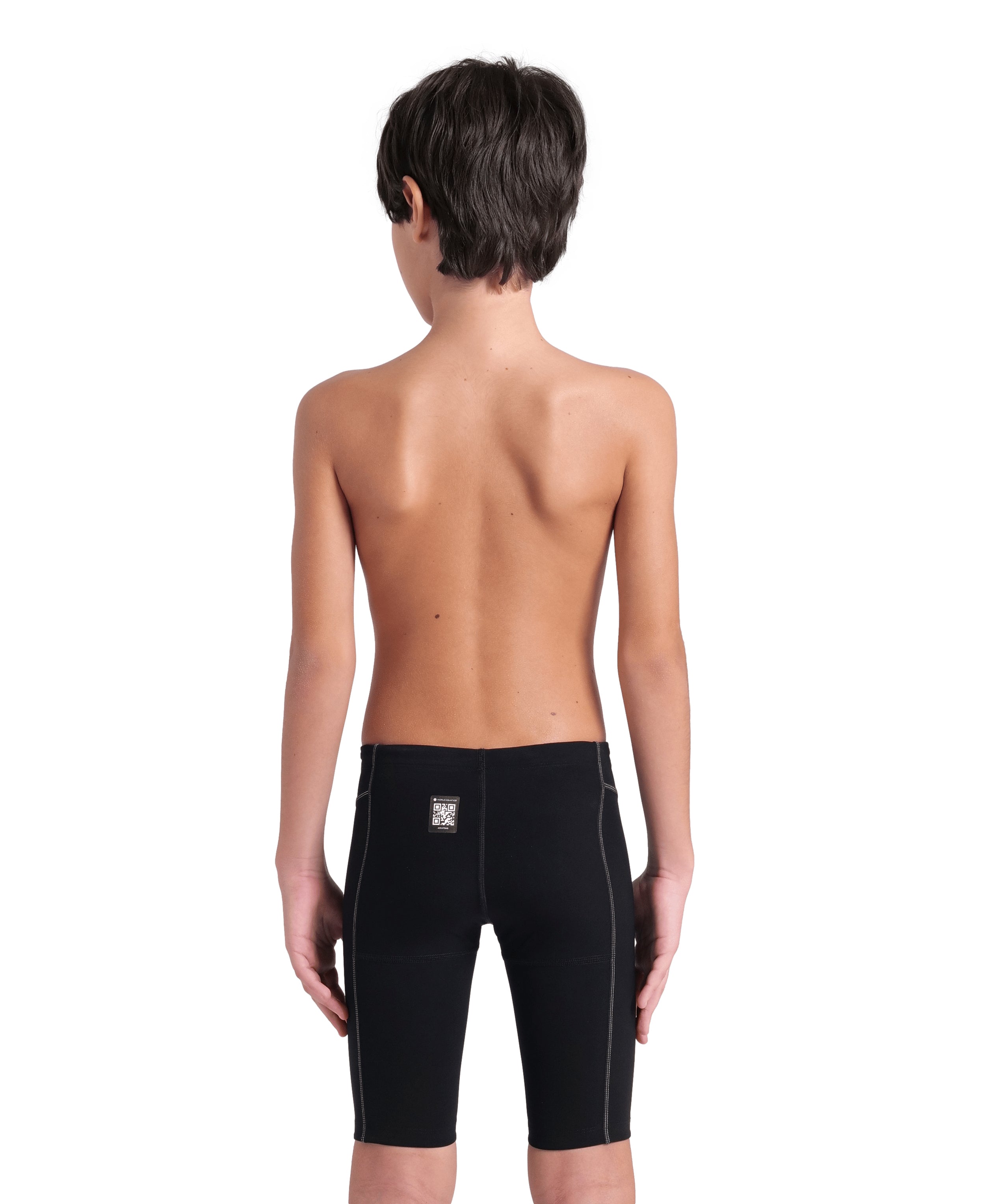 Boys Powerskin Impulso Jammer Swimwear - Black/Teal - Competitive Swimsuits for Kids & Youth Swimming Practice