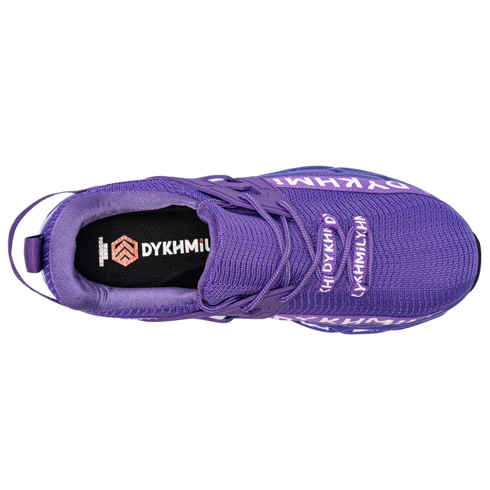 DYKHMILY Women's Steel Toe Work Sneakers - Lightweight Slip-On Safety Shoes with Breathable Design for Construction, Warehouse & Outdoor Work