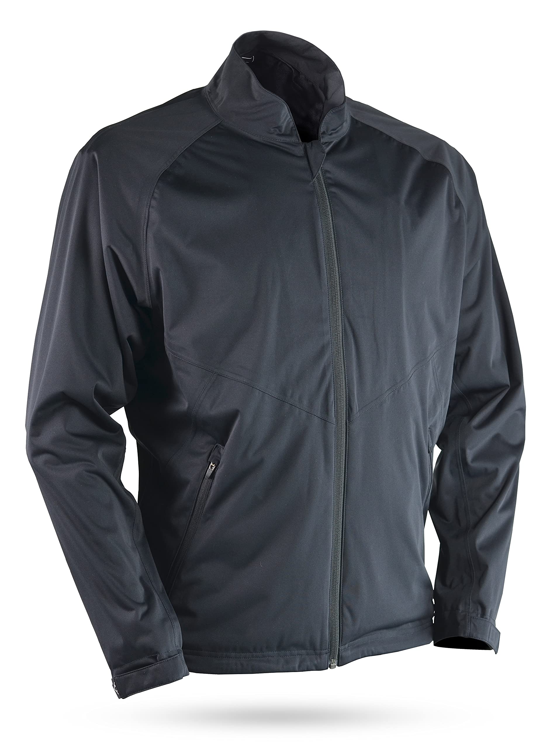 Sun Mountain 2021 Men's Rainflex Elite Waterproof Golf Jacket - Windproof & Breathable Rain Jacket for Golfers (Black, Medium) | Perfect for Rainy Day Golfing & Outdoor Sports