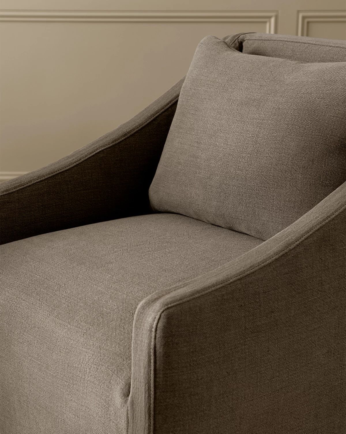 Olivier Slipcover Dining Arm Chair - Washable Fabric Upholstered Seat - Perfect for Kitchen, Dining Room, and Home Office - Comfortable & Stylish Furniture for Everyday Use