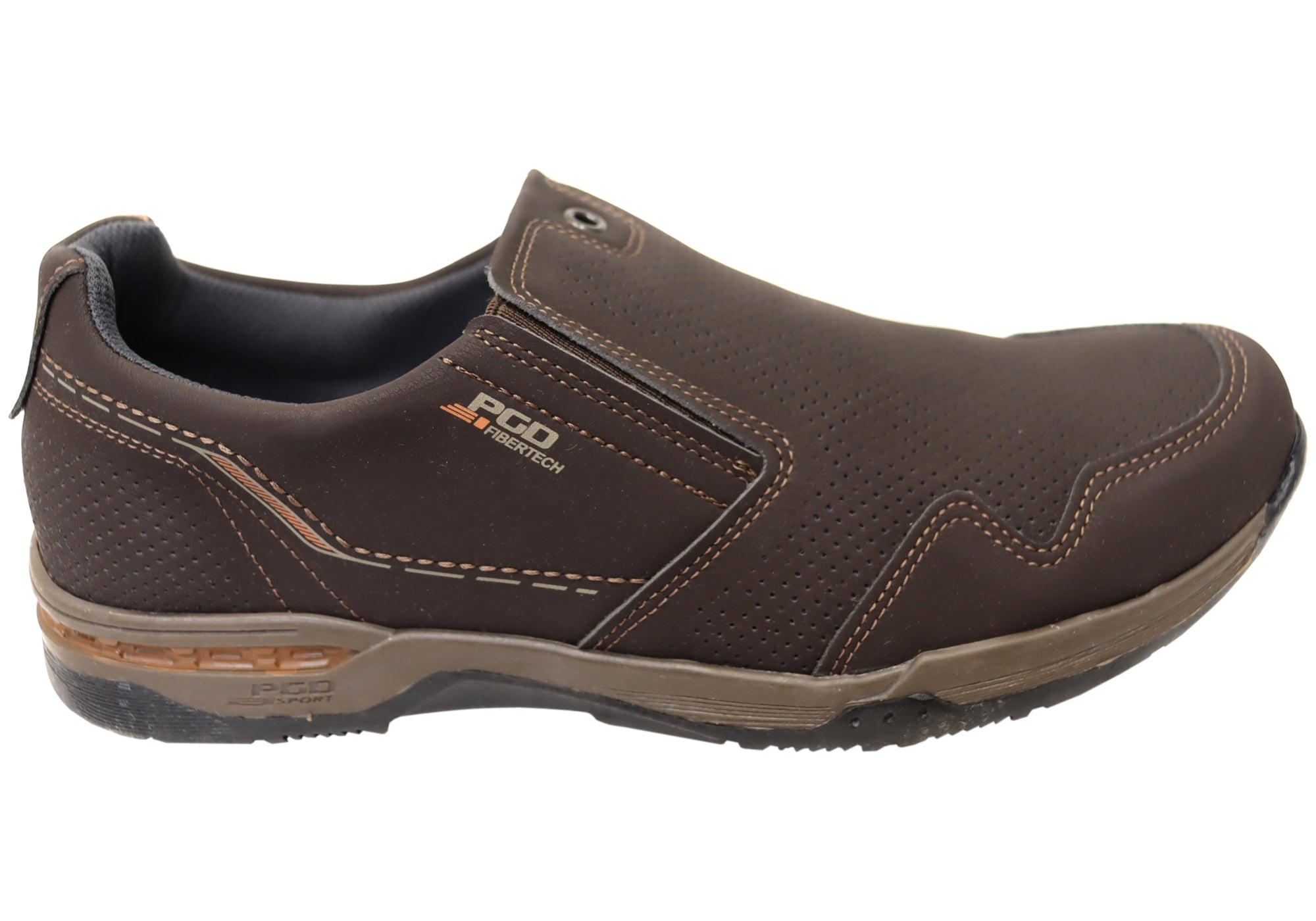 Pegada Uprise Men's Comfortable Slip-On Casual Shoes - Breathable & Lightweight Walking Shoes for Men - Made in Brazil - Perfect for Work, Travel & Everyday Wear