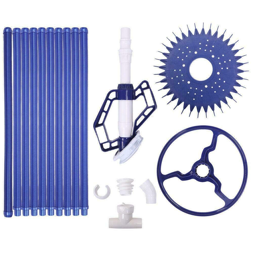 Best Inground & Above Ground Automatic Pool Cleaner Vacuum with 10 Hose Set - Ideal for Home, Backyard, and Commercial Swimming Pools