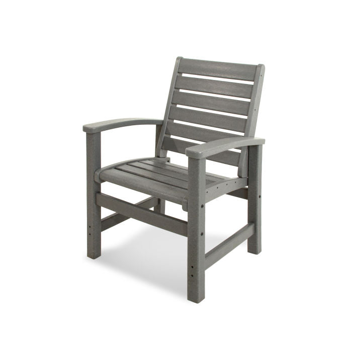 POLYWOOD Signature Dining Chair - Weather-Resistant Outdoor Furniture for Patio, Deck & Garden - Durable & Stylish Seating Solution