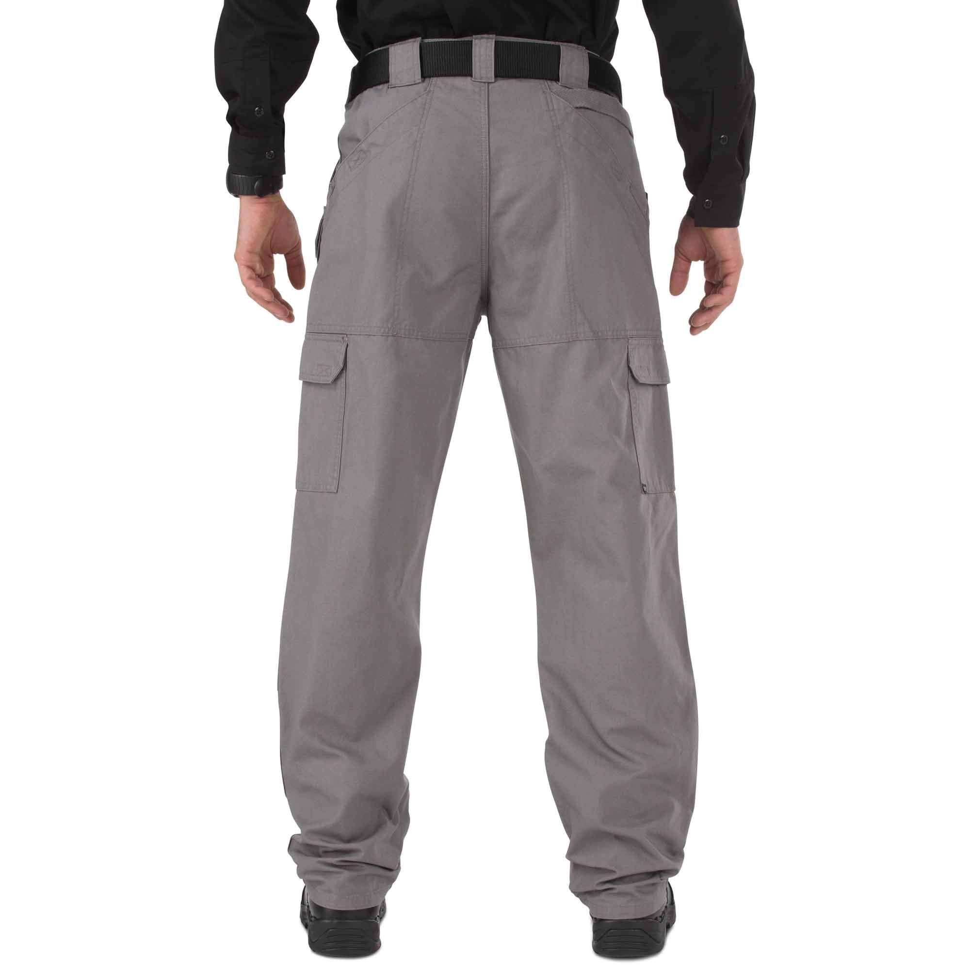 5.11 Tactical Men's Active Work Pants - Durable 100% Cotton Double Reinforced Pants with Superior Fit (Style 74251) - Ideal for Construction, Hiking & Outdoor Activities