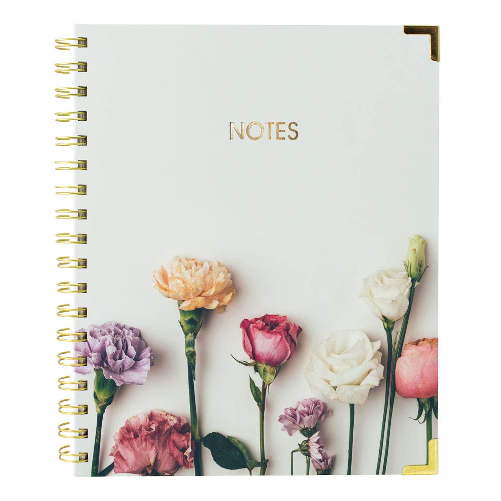 Rediform Romantic Flower Notebook - Elegant Journal for Writing, Sketching & Gift Giving - Perfect for Valentine's Day, Anniversaries & Special Occasions