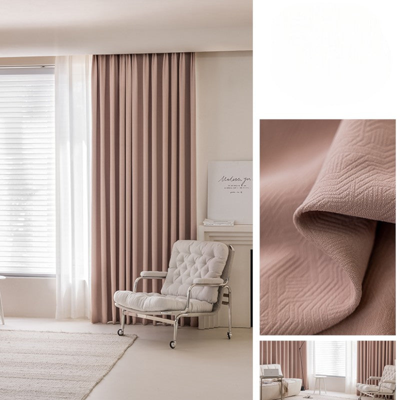 Luxury Lorena Chenille Jacquard Blackout Curtains - Thermal Insulated Room Darkening Drapes for Bedroom & Living Room - Custom Size & Noise Reducing for Better Sleep