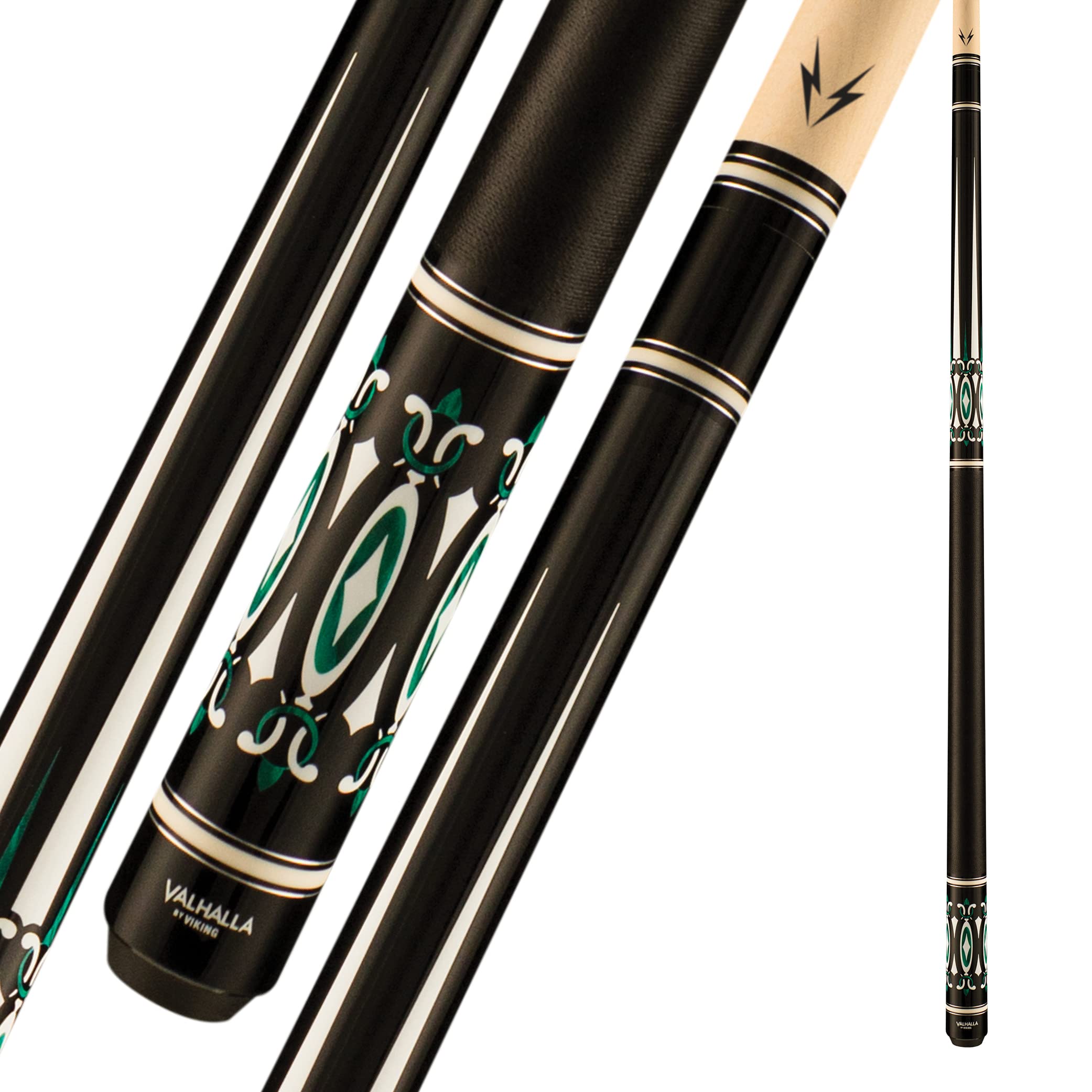 Viking Valhalla 500, 600 & 700 Series 2-Piece 58-Inch Pool Cue Stick - Professional Billiard Cue for Men & Women - Perfect for Home, Bar, or Tournament Play