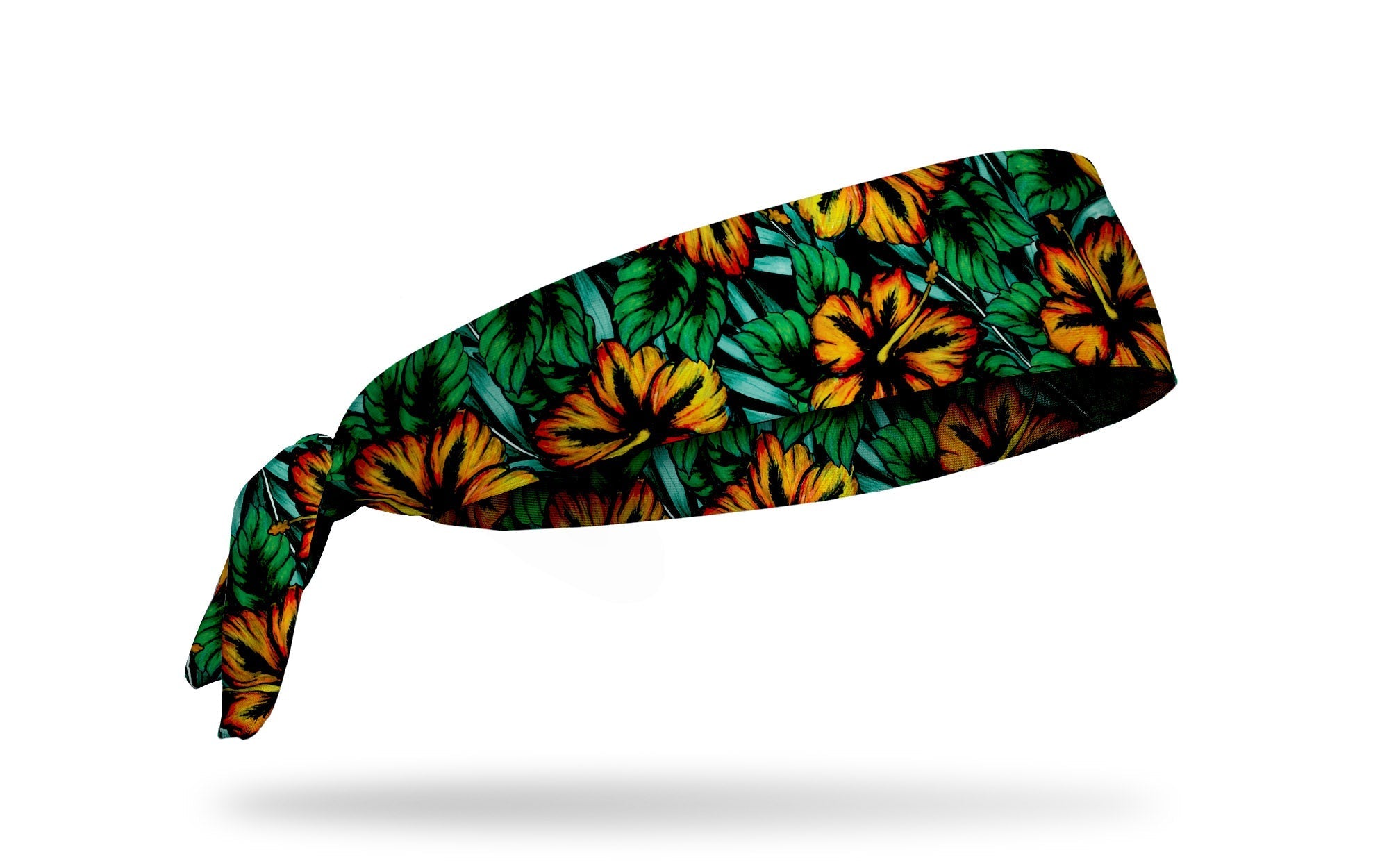 Stylish Island Luau Flex Tie Headband for Women - Adjustable Floral Hair Accessory for Beach, Summer, and Hawaiian Themed Parties