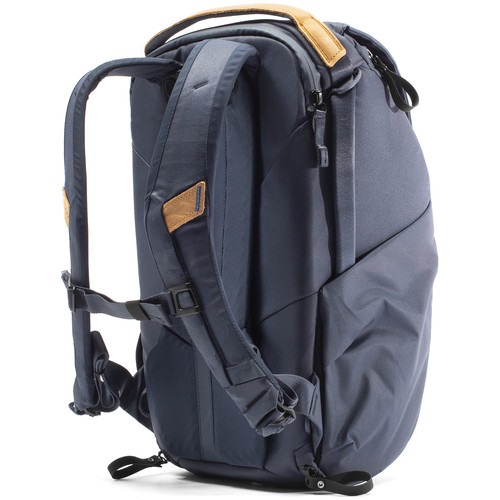 Peak Design Everyday Backpack 20L v2 - Waterproof Camera Backpack for Photographers & Travel - Durable Laptop Backpack with Customizable Storage - Midnight Blue - Perfect for Hiking, Commuting & Urban Adventures
