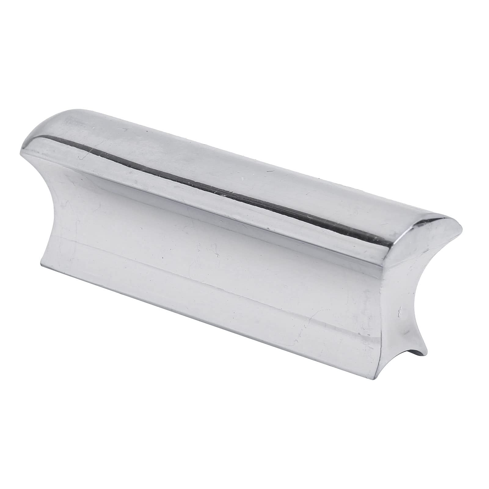 Premium Stainless Steel Electric Guitar Slide - Durable Solid Tone Bar for Smooth Blues & Rock Playing (Silver) - Perfect for Live Performances & Studio Recording