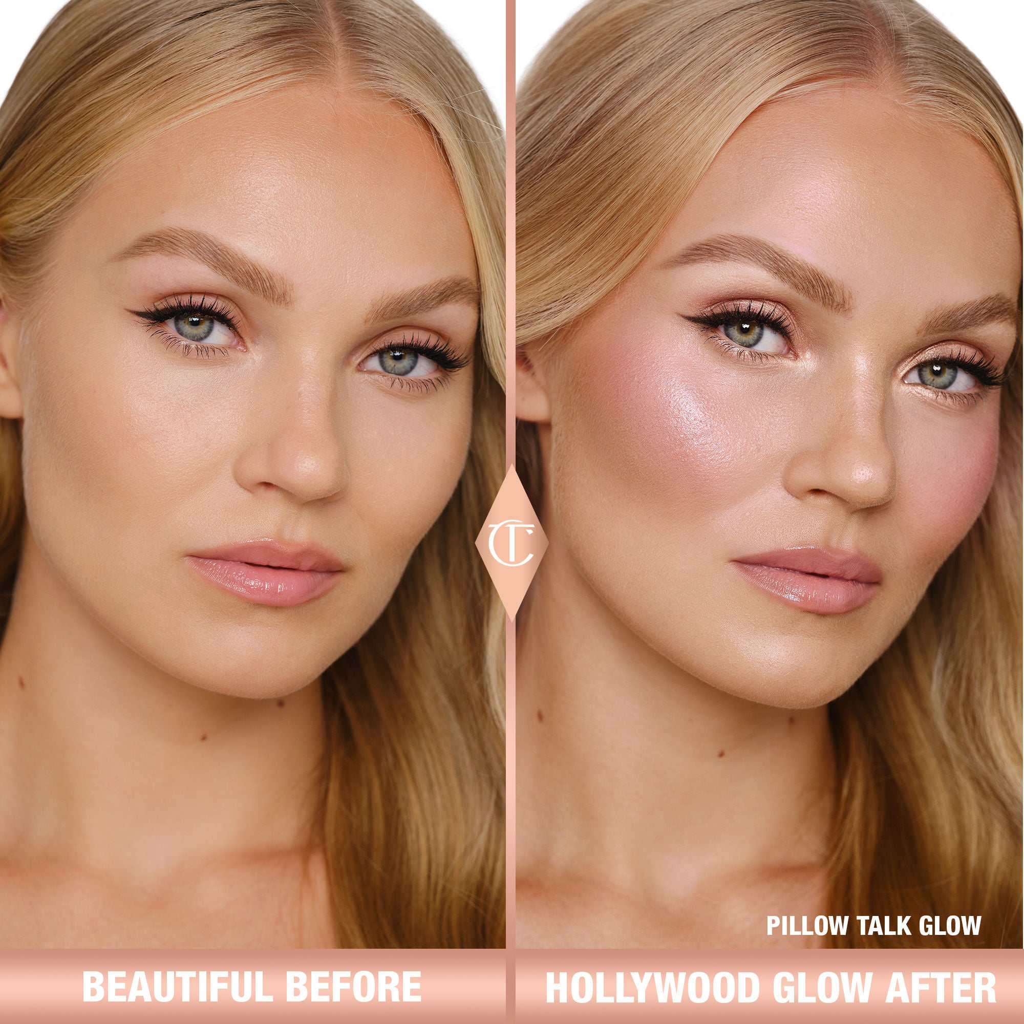 Hollywood Glow Glide Architect Highlighter - Buildable Luminous Makeup for Cheekbones & Face - Perfect for Contouring, Highlighting & Special Occasion Glam