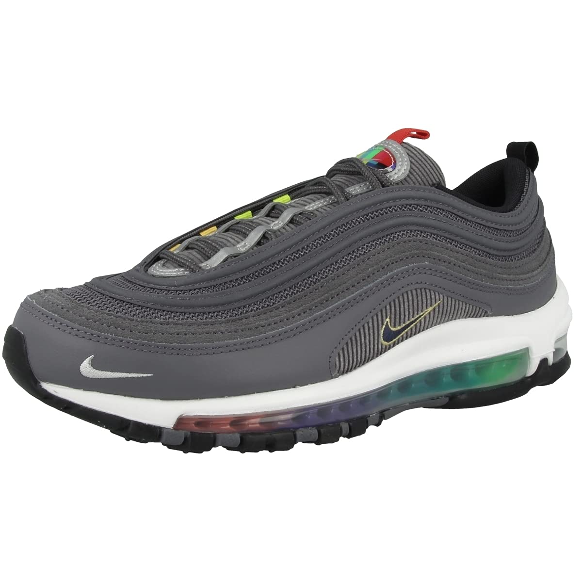 Nike Air Max 97 Men's Running Shoes - Black, Size 5 US | Comfortable Cushioned Sneakers for Jogging, Gym Workouts & Casual Wear
