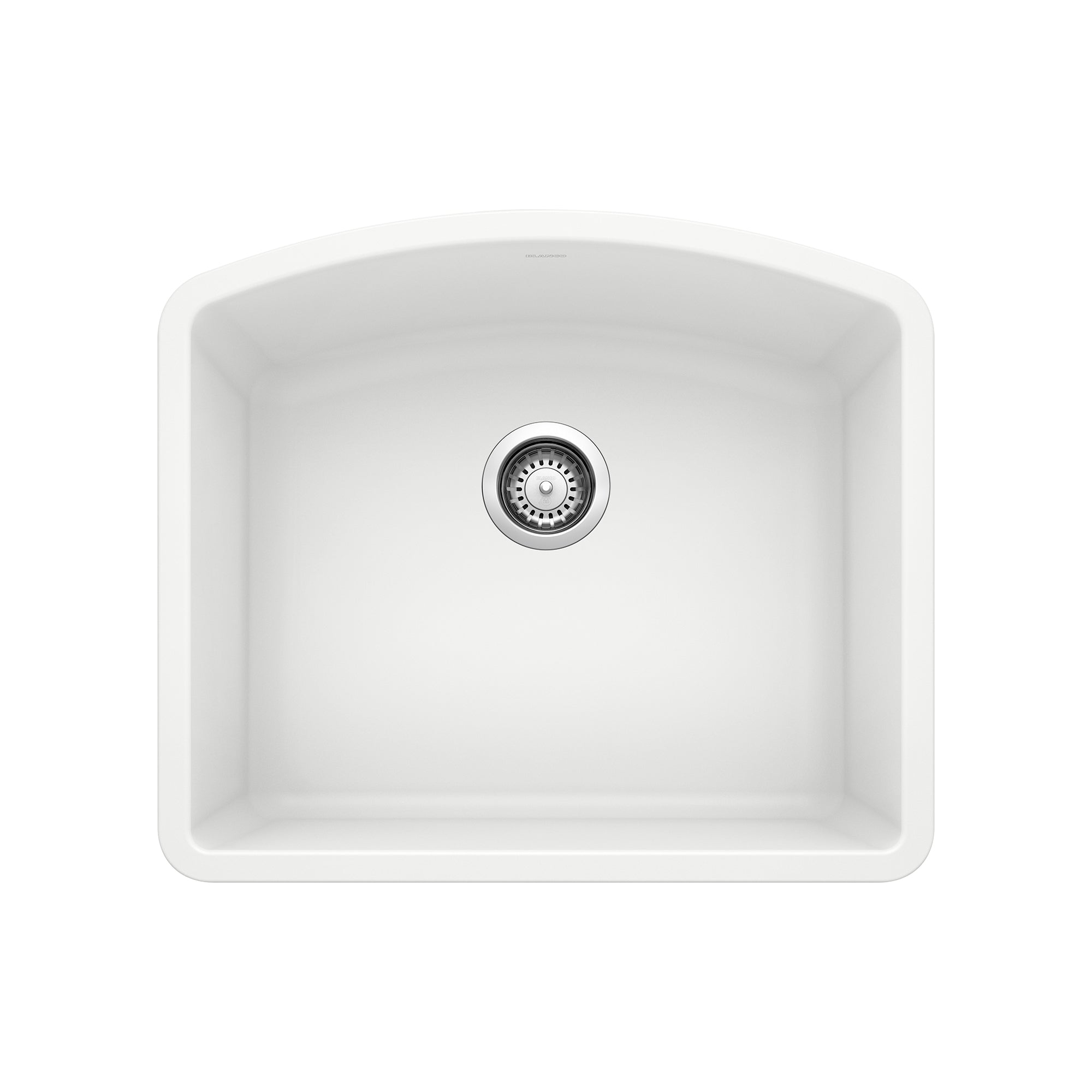 BLANCO 24-Inch Diamond Single Bowl Undermount SILGRANIT Kitchen Sink - Premium Stainless Steel Composite Sink for Modern & Farmhouse Kitchens | Perfect for Food Prep, Dishwashing & Entertaining
