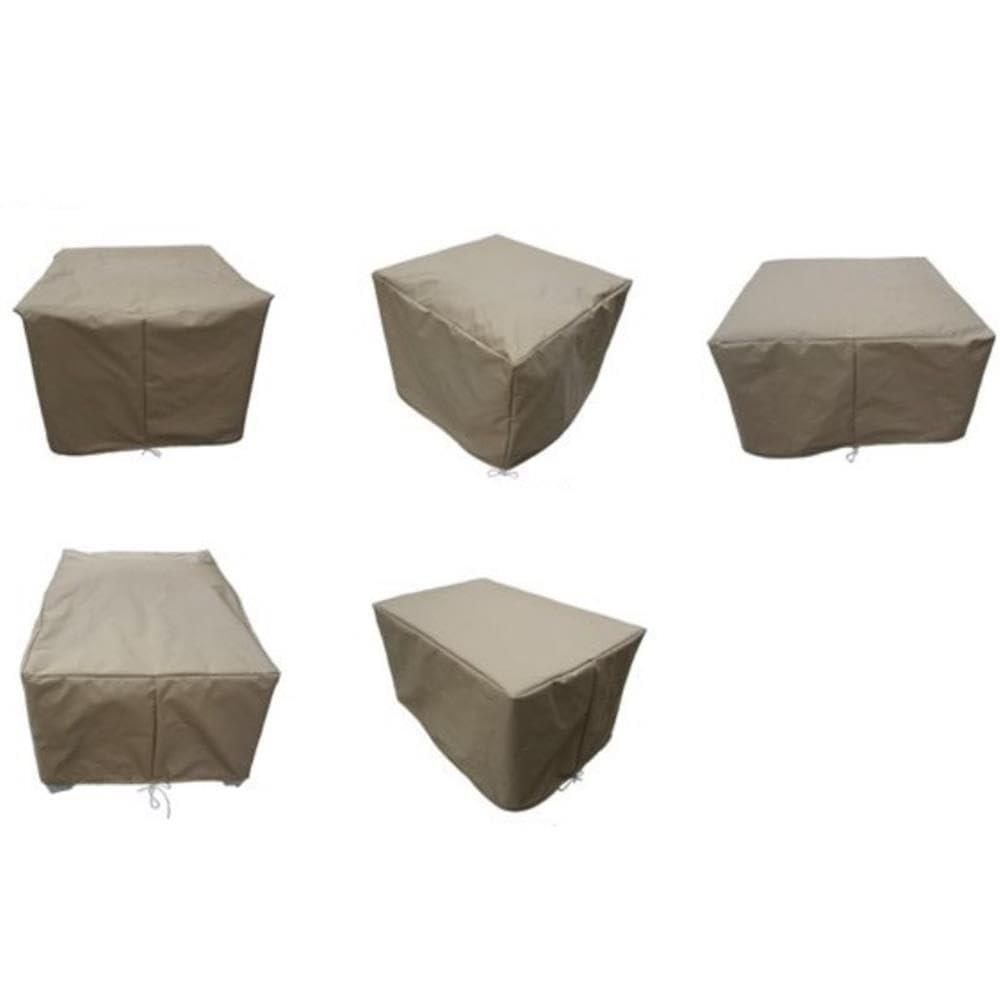 TK Classics MONACO-08aWC Waterproof Patio Furniture Covers - Beige Outdoor Sofa Protector for All-Weather Protection | Perfect for Garden, Deck, and Backyard Furniture