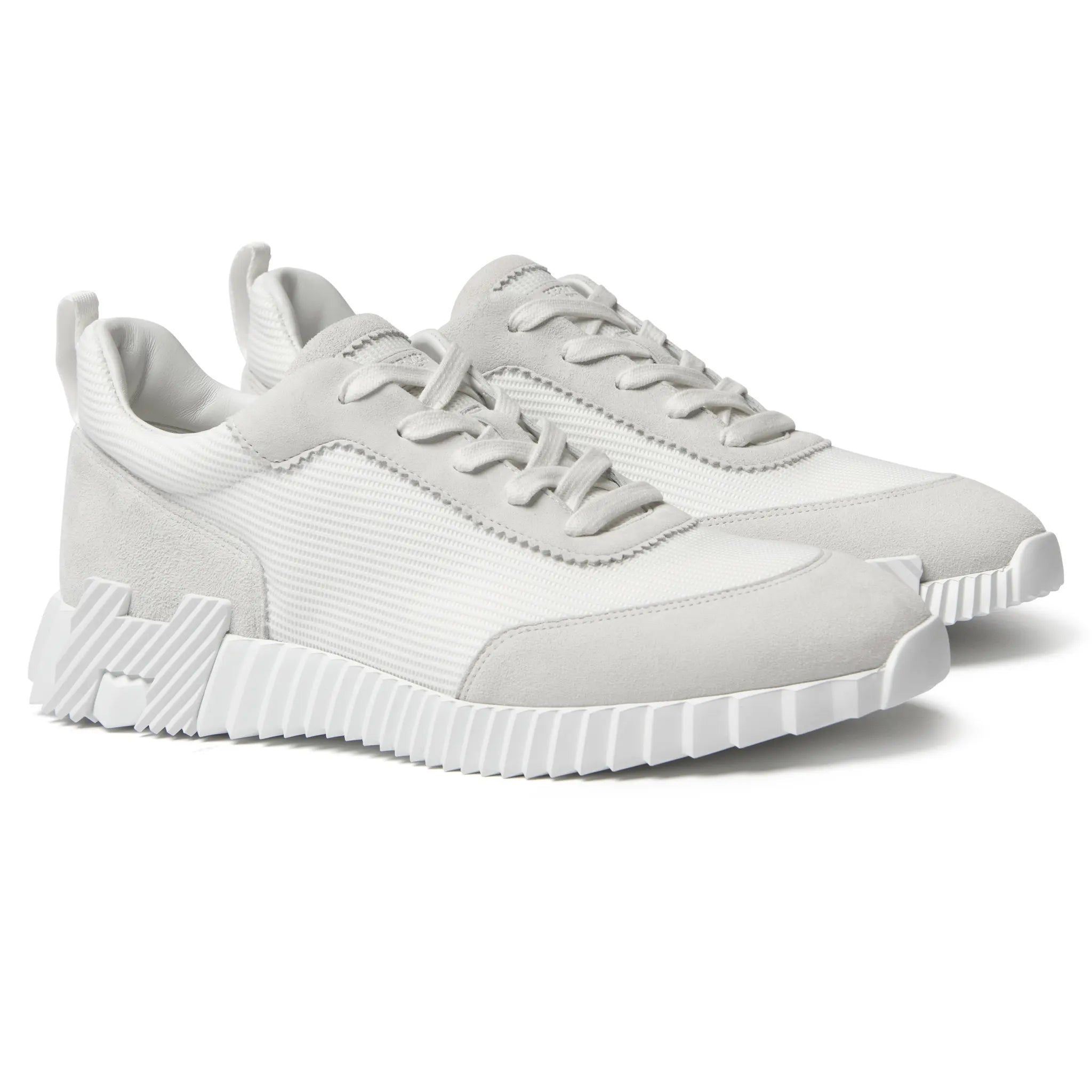 Hermès Paris Bouncing Sneaker Triple White - Luxury Designer Sneakers for Men & Women | Perfect for Casual Wear, Street Style & Fashion Outfits
