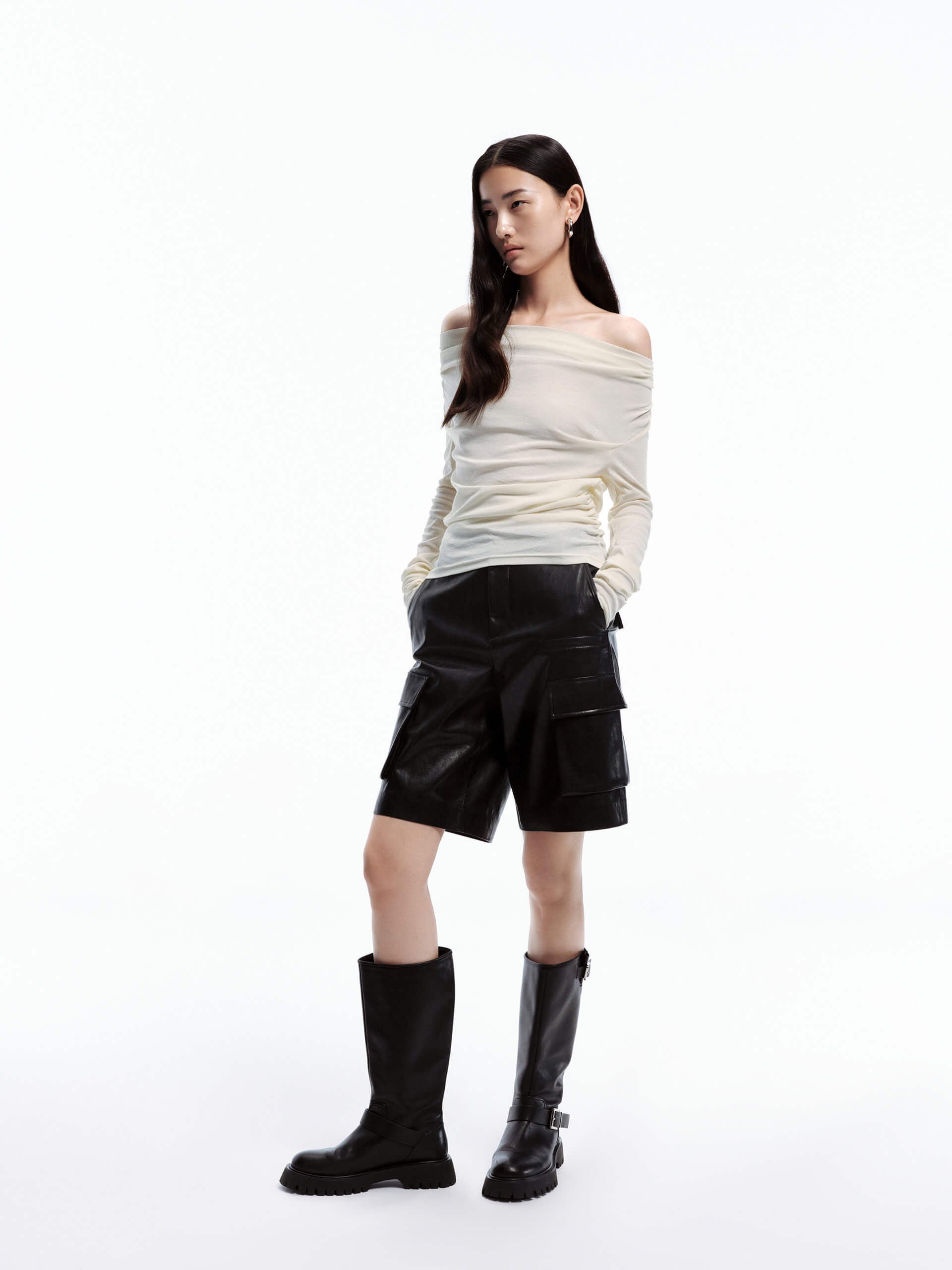 Women's Cotton Off Shoulder Tops - Soft & Comfortable Summer Blouse for Casual Wear, Beach Outfits, and Date Nights