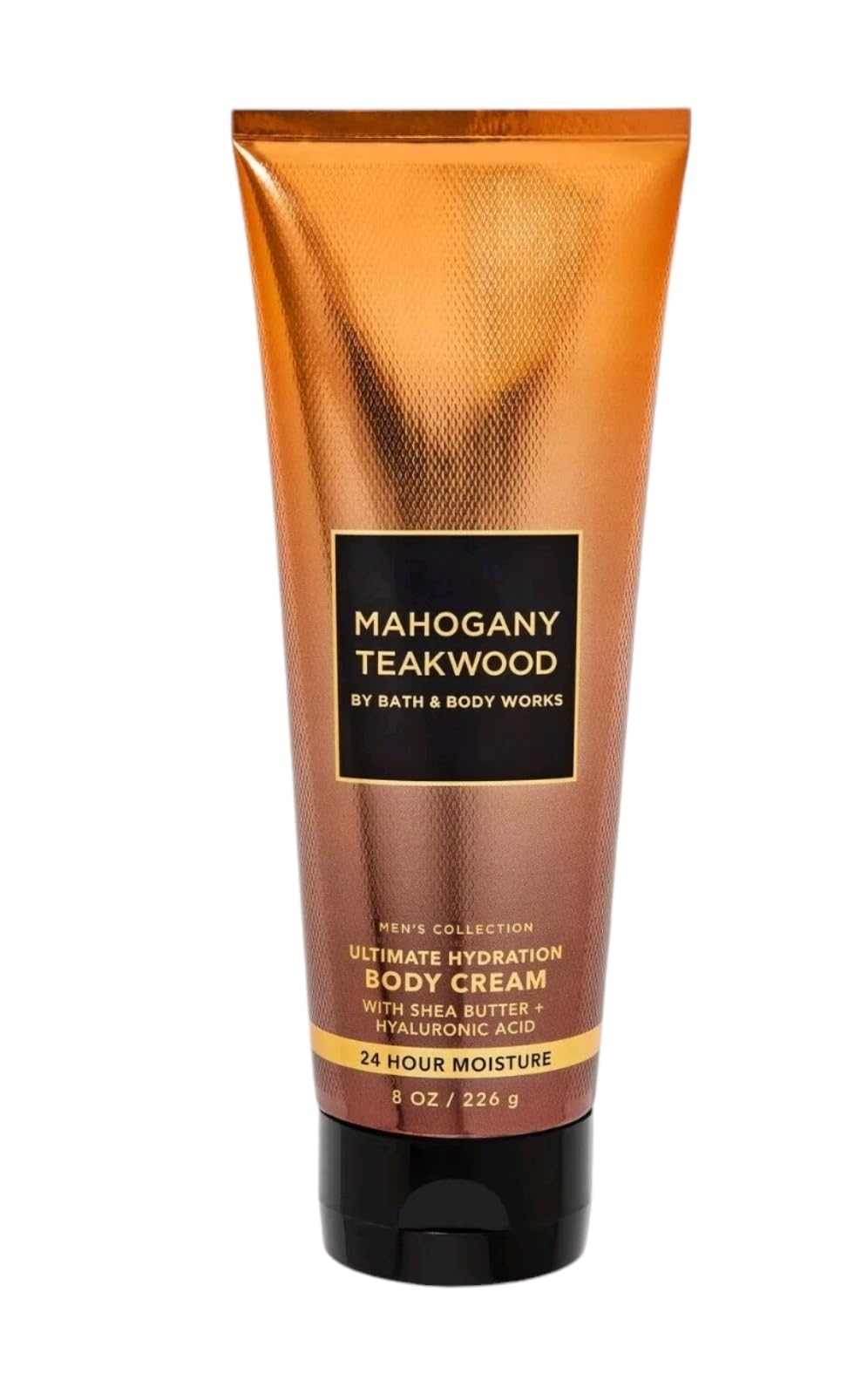 Premium Mahogany Teakwood Scented Body Lotion for Men - 8 fl oz (236ml) Deep Moisturizing & Hydrating - Ideal for Dry Skin Care, Post-Shave & Daily Grooming Routine
