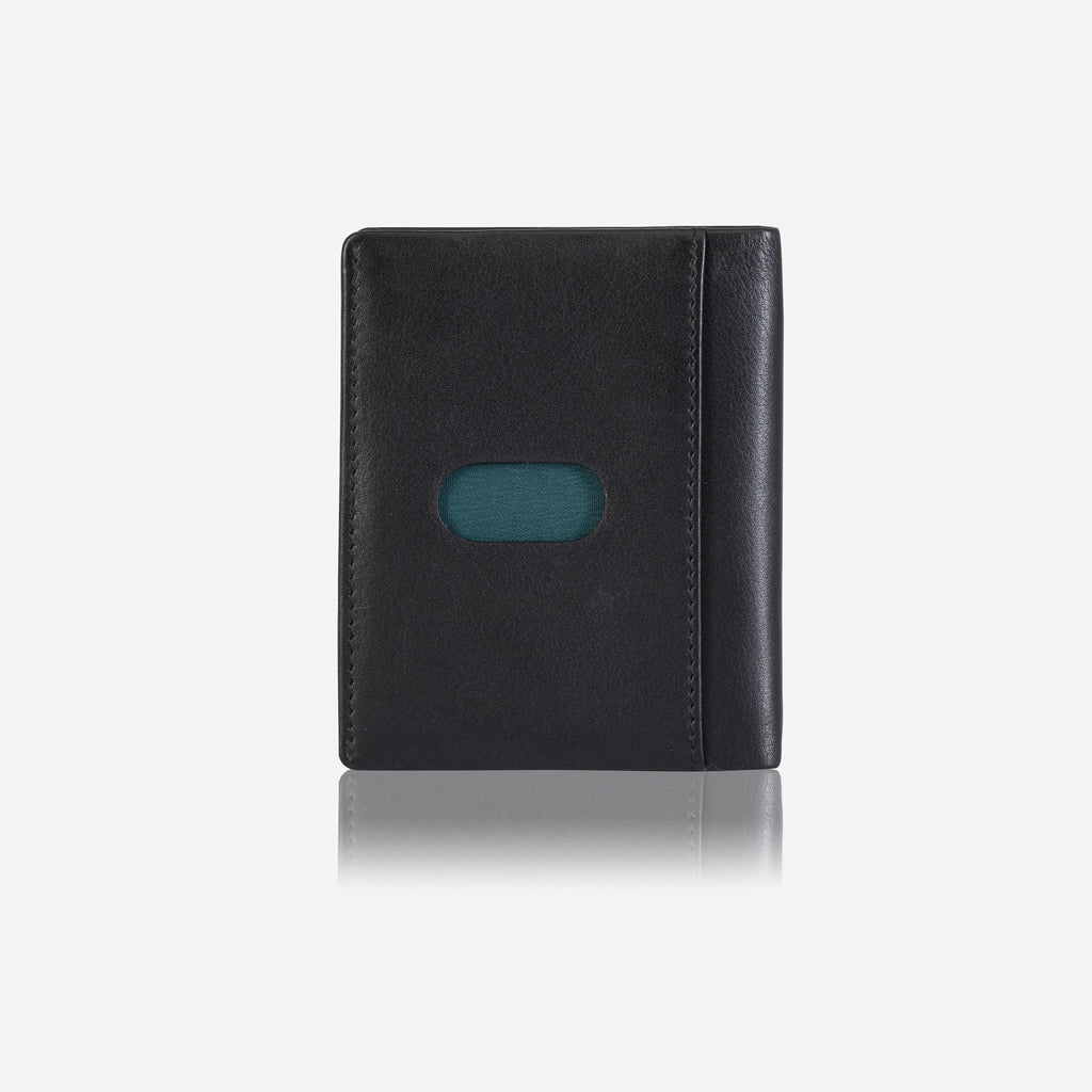 Jekyll & Hide Monaco Slim Bifold Card Holder Wallet for Men - RFID Blocking Leather Credit Card Holder - Perfect for Business, Travel & Everyday Use (Black)