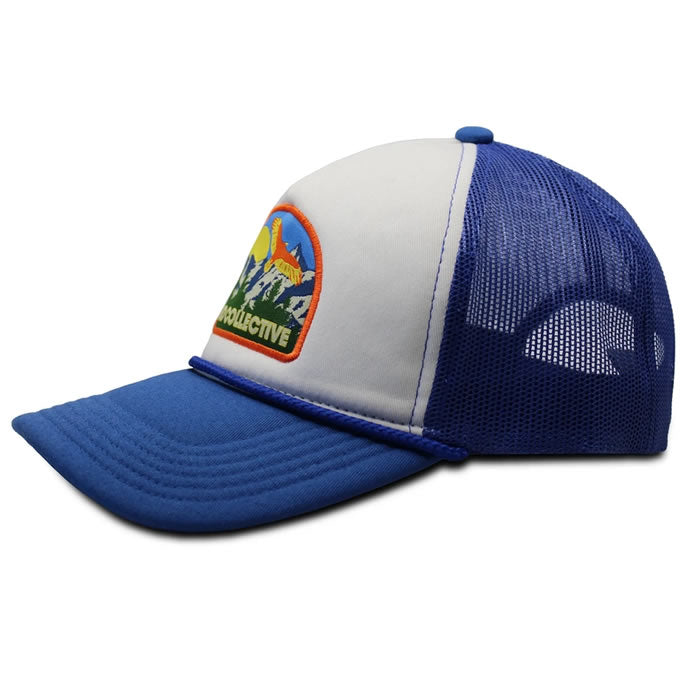 HawkWatch Trucker Hat for Men & Women - Stylish Blue Jay Design Baseball Cap for Outdoor Activities, Hiking, and Casual Wear