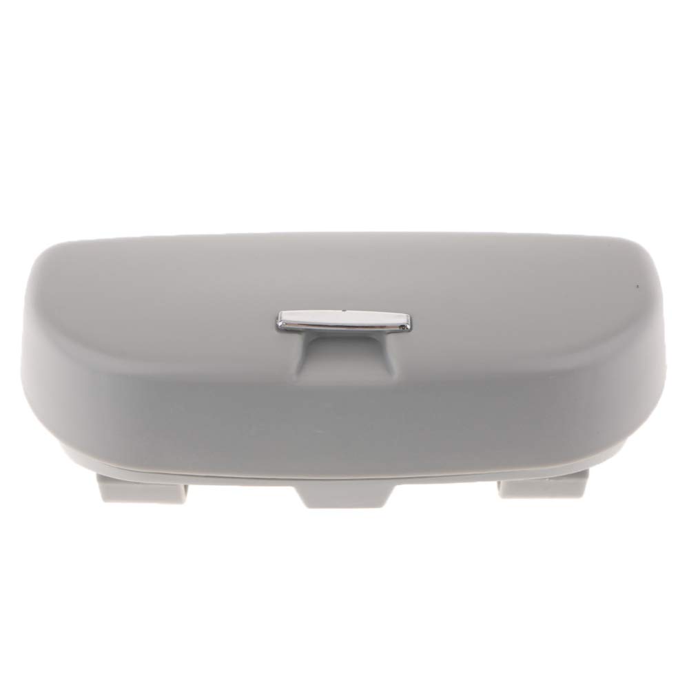 Universal 2-in-1 Car Sunglasses Holder & Storage Box - Visor Clip Organizer for Glasses & Sunglasses (Beige) | Perfect for Road Trips, Commuting & Everyday Driving Accessories