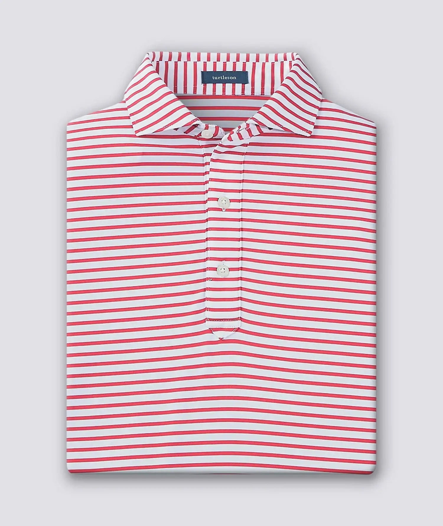 GUS Stripe Performance Polo Shirt for Men - Moisture Wicking, Breathable & Comfortable - Perfect for Golf, Tennis & Casual Wear