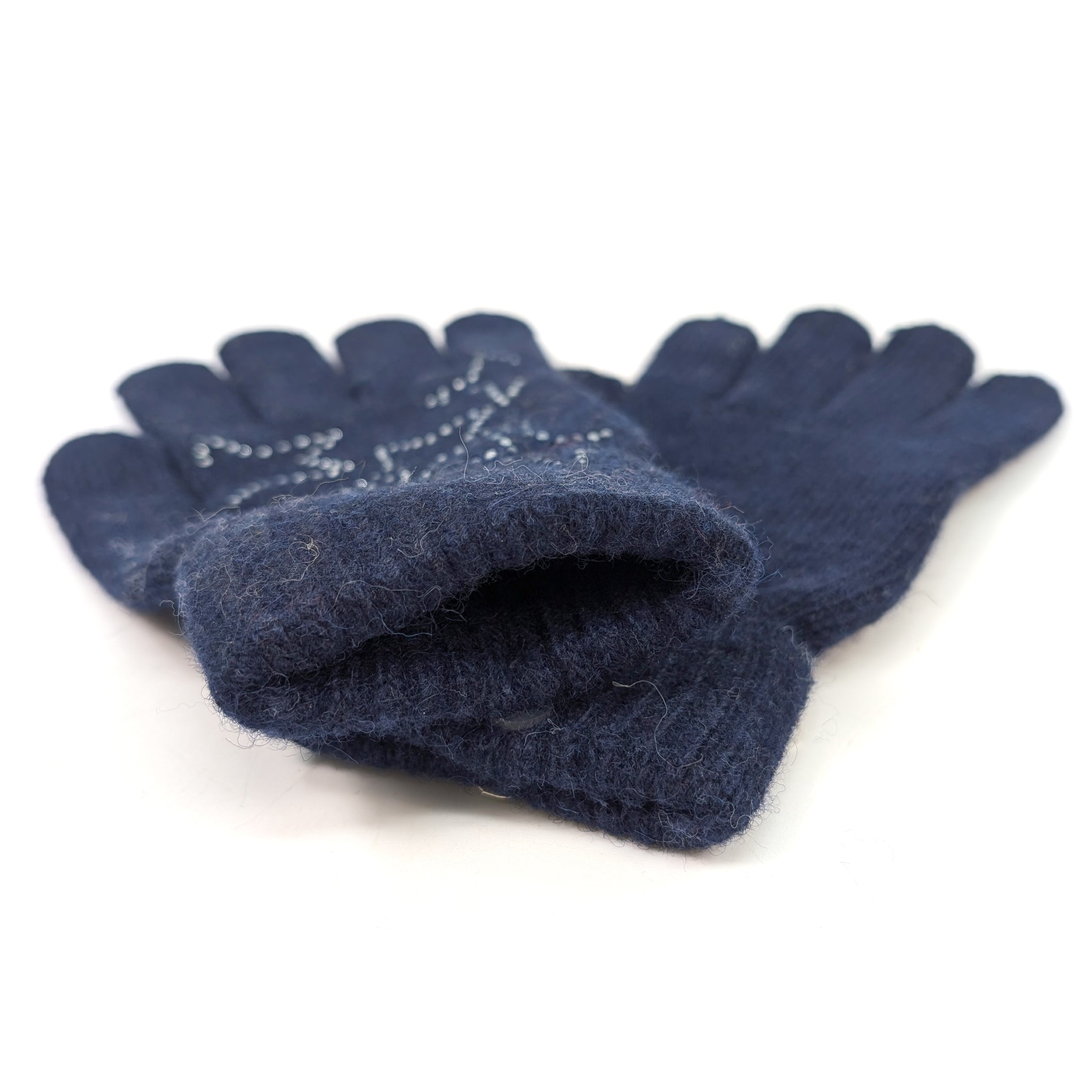 Twinkle Twinkle Gloves - Navy Blue Winter Gloves for Women & Men, Soft & Warm Touchscreen Gloves for Outdoor Activities, Running, Hiking, and Daily Use