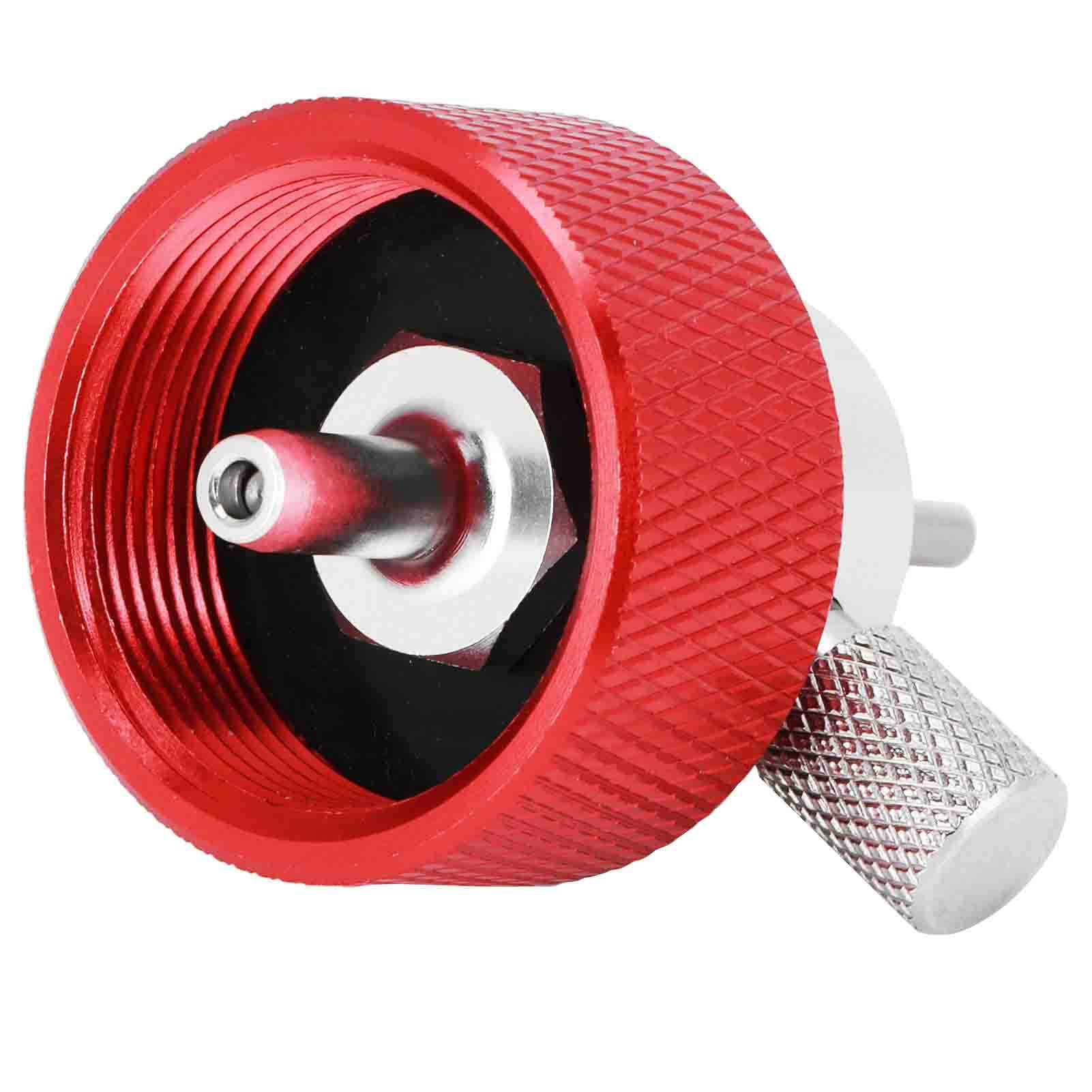 7/16-20UNF Thread Gas Charging Adapter for Split Type Gas Stove - Perfect for Refilling Camping Stoves, Outdoor Grills & Portable Cooking Equipment