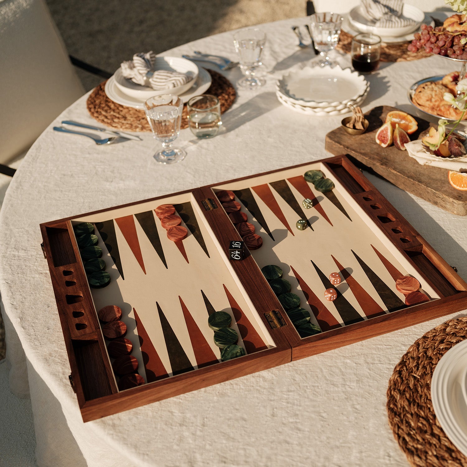 Premium Wooden Backgammon Board Set - Classic Strategy Game for Adults & Families - Perfect for Game Nights, Travel & Home Decor