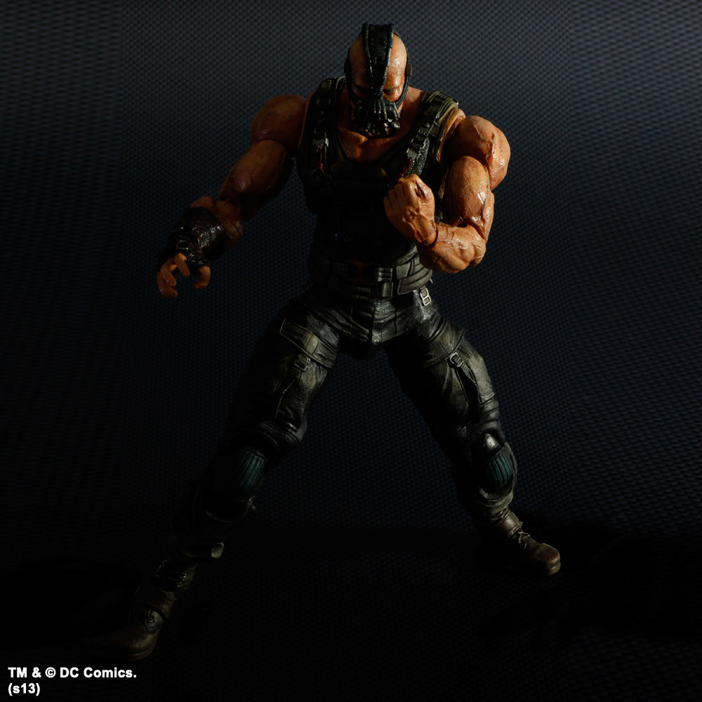 DC Comics Batman The Dark Knight Rises Trilogy Bane Play Arts Kai Action Figure Collectible Toy - Perfect for Display, Cosplay and DC Fans Collection