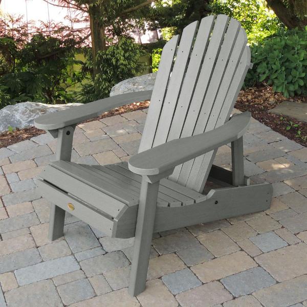 Hamilton Outdoor Folding & Reclining Adirondack Chair - Portable Patio Lounge Chair for Backyard, Poolside & Beach - Weather-Resistant Comfort for Relaxing Outdoors