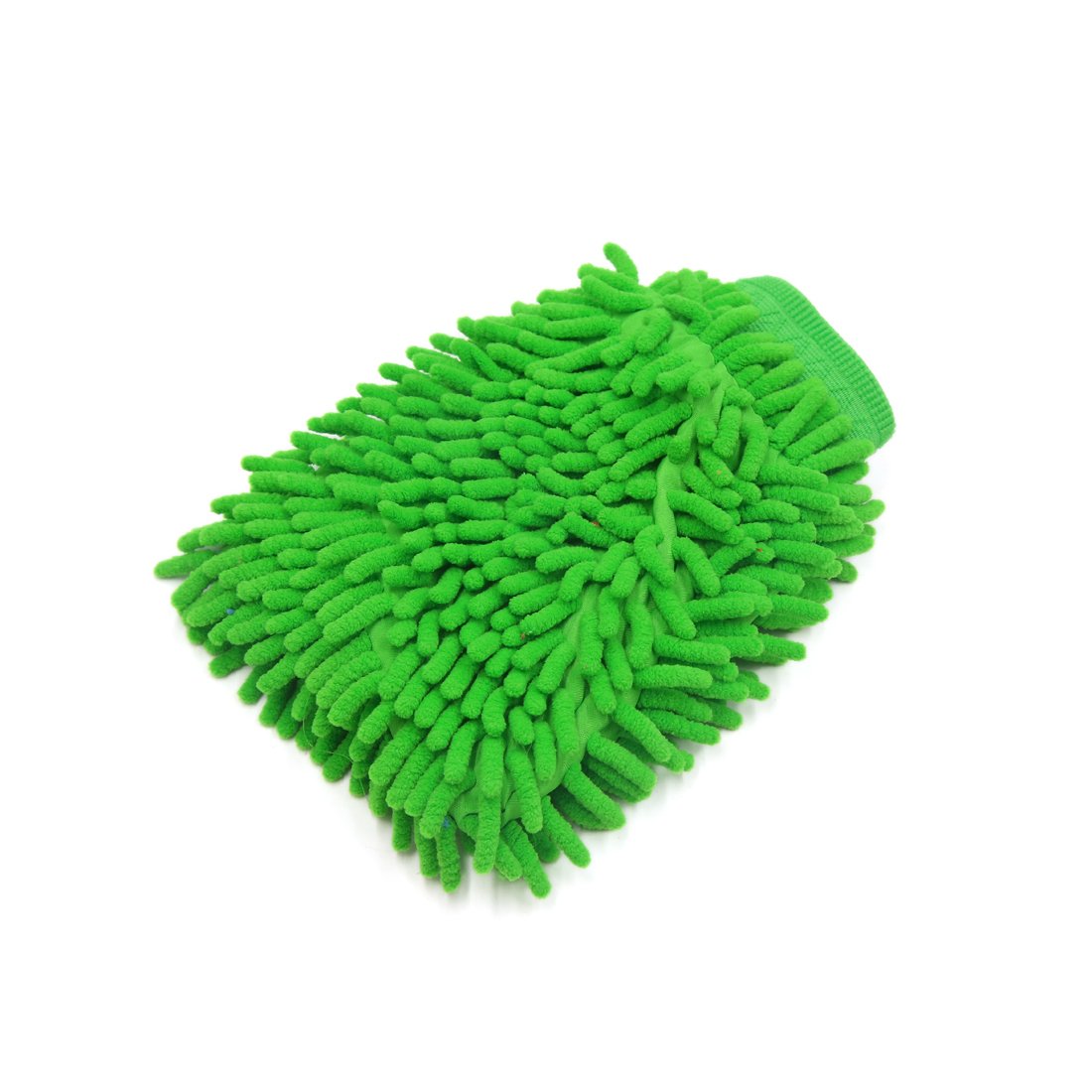 uxcell Green Microfiber Chenille Car Wash Gloves - Soft Cleaning Mittens for Auto Detailing & Vehicle Washing (Pair) - Perfect for Car, Truck, RV & Motorcycle Cleaning
