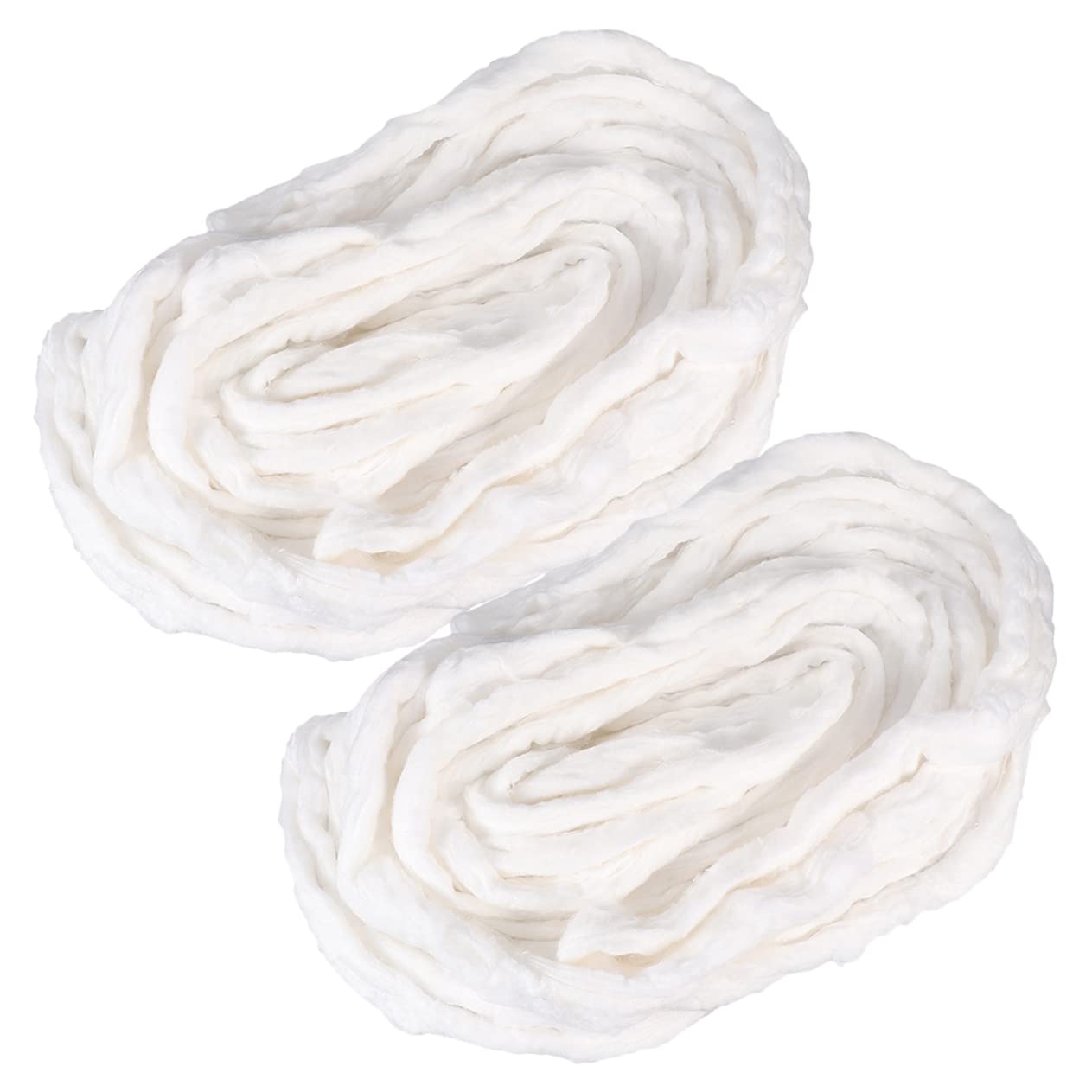 FOMIYES Reusable Cotton Coils for Makeup, Nail Art & Hair Perm - 200g Soft Beauty Rollers (Perfect for Salon, Spa & Home Skin Care)