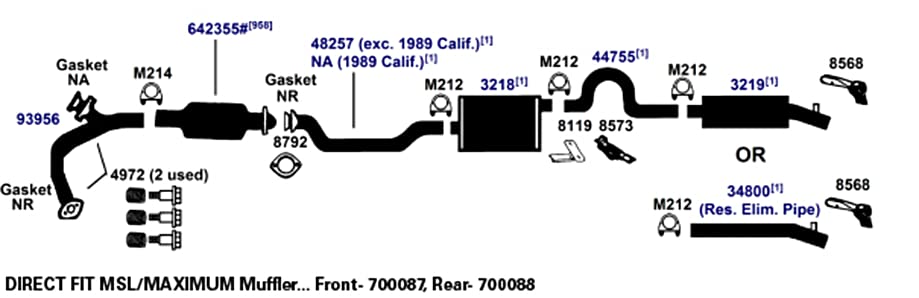 AP Exhaust Pipe 48257 - Durable Replacement for Car & Truck Exhaust Systems