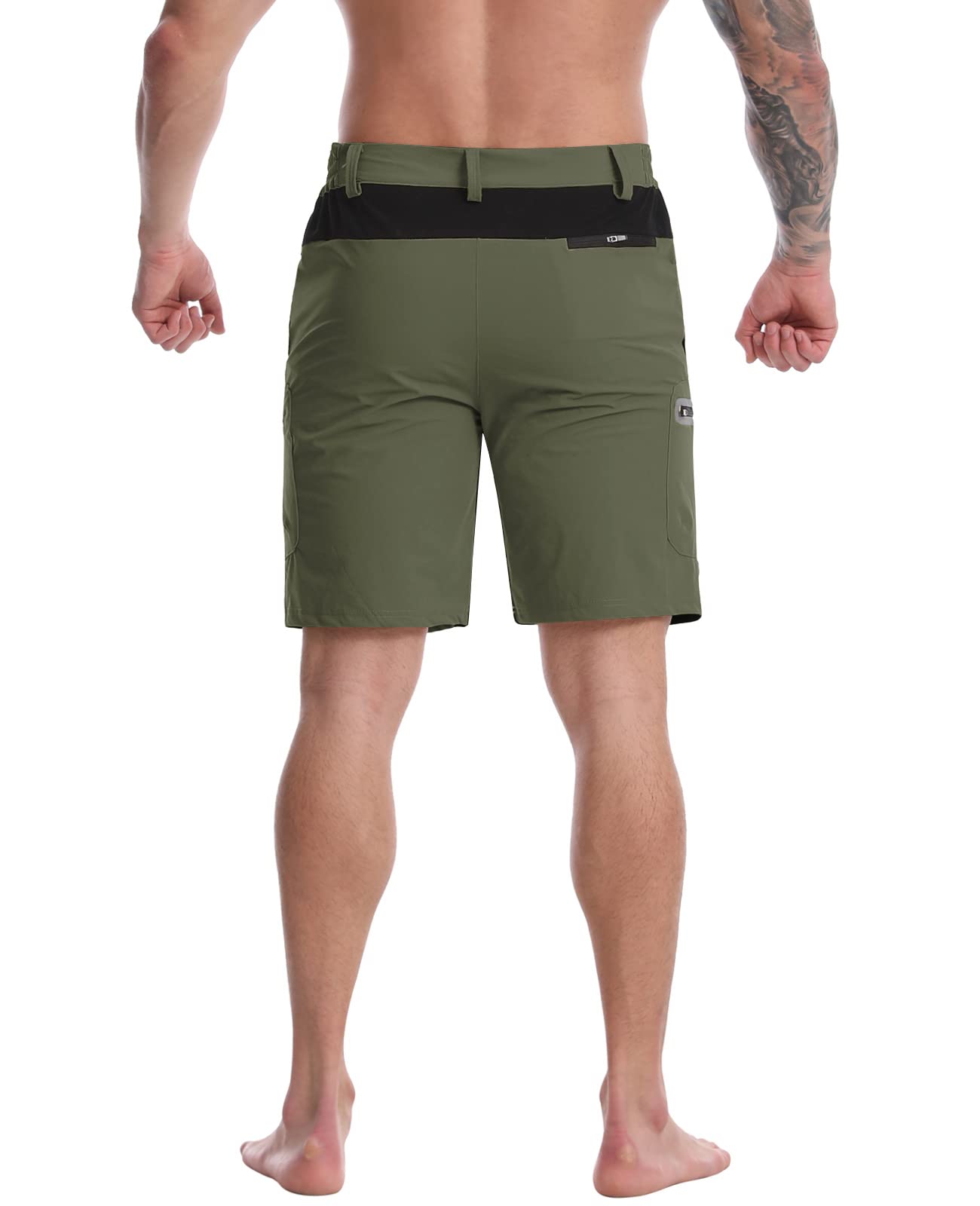 Surenow Men's Hiking Cargo Shorts - Lightweight Quick-Dry Outdoor Shorts with Pockets for Summer Camping, Fishing & Travel - Durable & Comfortable for Active Adventures