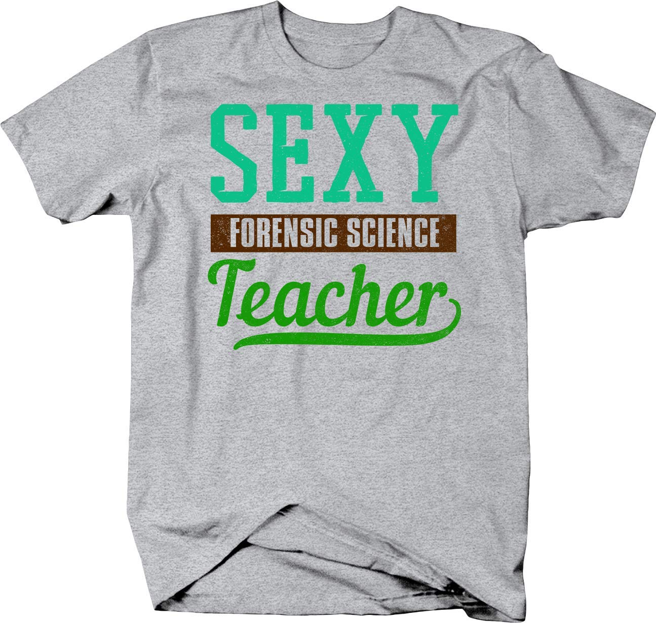OSG Women's Sexy Forensic Science Teacher T-Shirt - Funny College Professor Gift for Women - Perfect for Classrooms, Science Labs & Nerdy Outfits