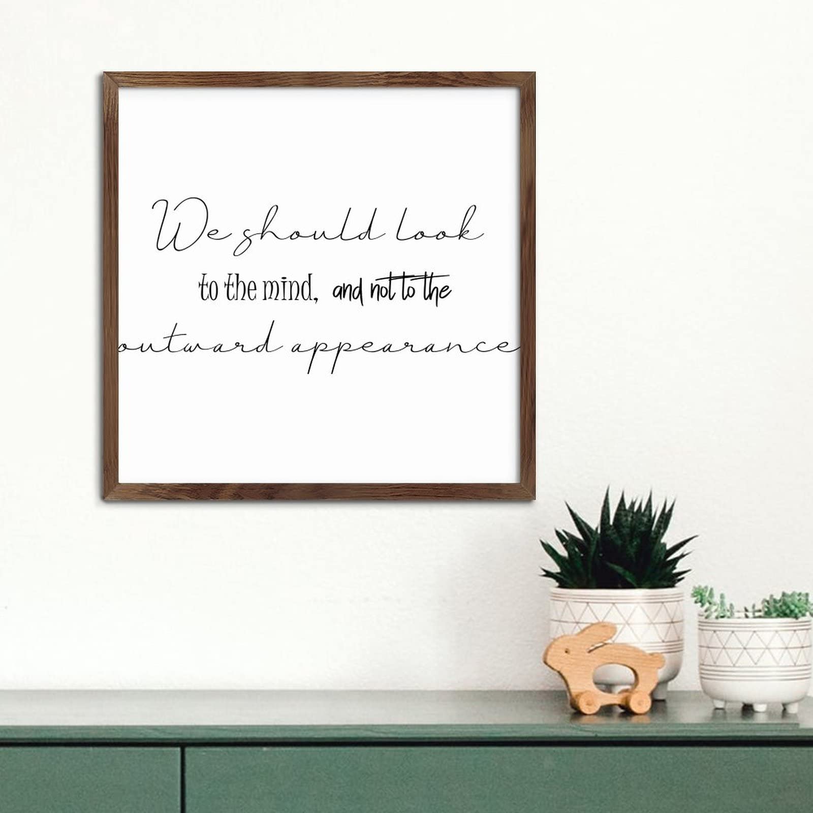 Family is Everything Motivational Quotes Rustic Wood Sign - 12x12in Wood Grain Wall Decor for Bedroom, Office, Nursery, School Classroom - Perfect Gift for Birthday, Housewarming & Home Decor