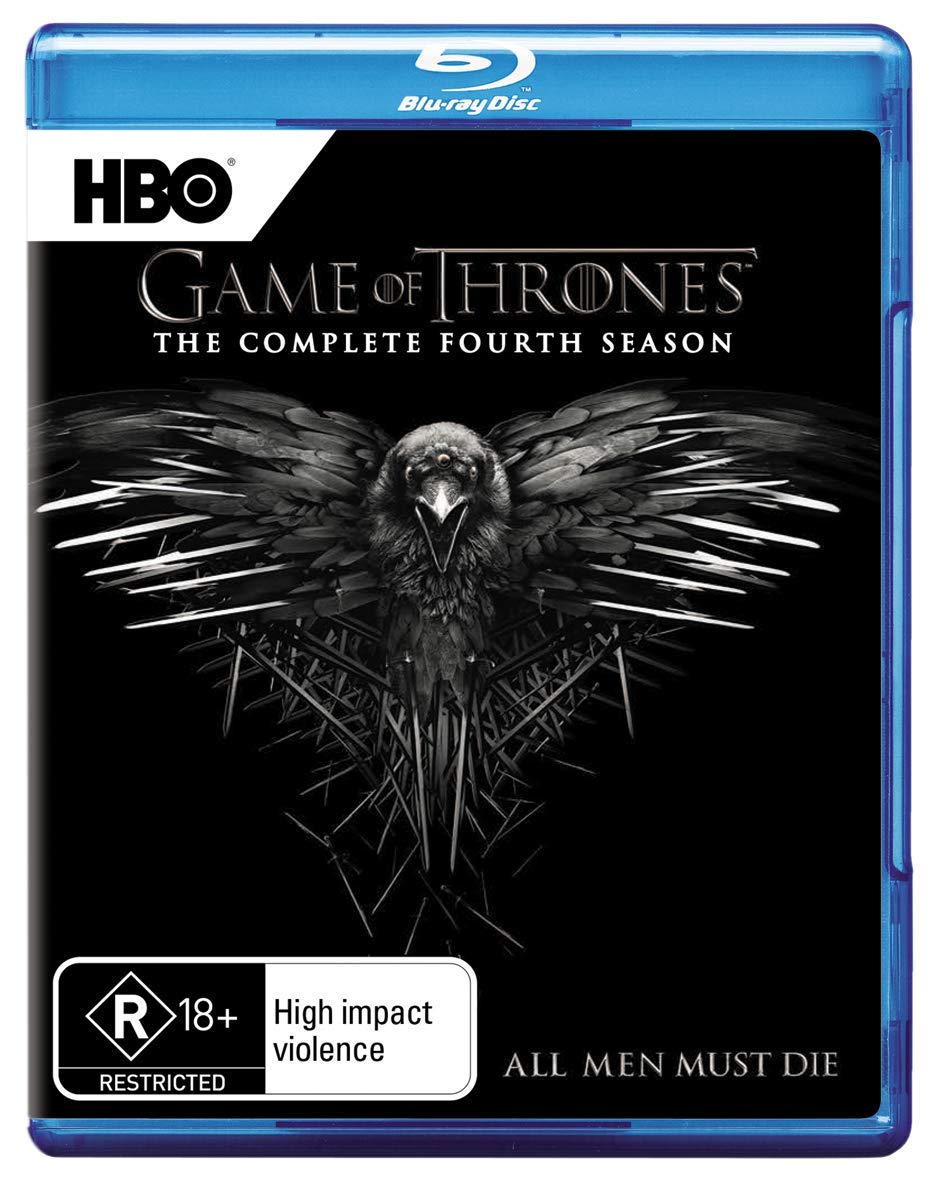 Game of Thrones Season 4 DVD & Blu-ray - Complete HBO Series Collection - Epic Fantasy Drama for Movie Nights & GOT Fans Gift