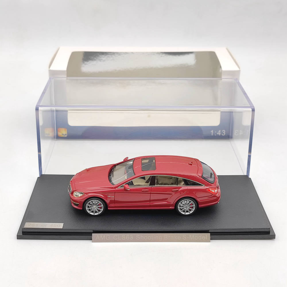 1/43 Scale Mercedes Benz AMG CLS63 Shooting Brake S Model - Red Resin Diecast Car - Limited Edition Collectible - Perfect for Display, Gifts & Car Enthusiasts