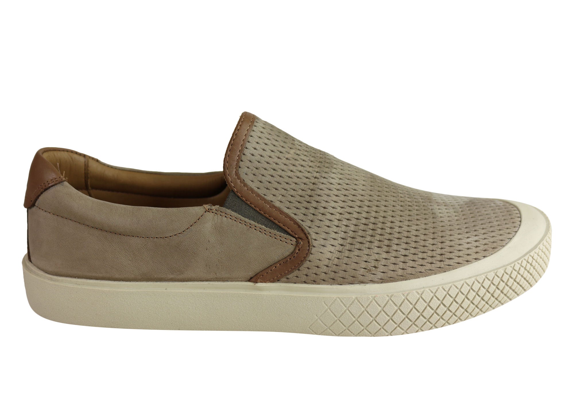 Ferricelli Justin Men's Leather Casual Shoes with Cushioning - Handmade in Brazil - Perfect for Work, Travel & Everyday Comfort