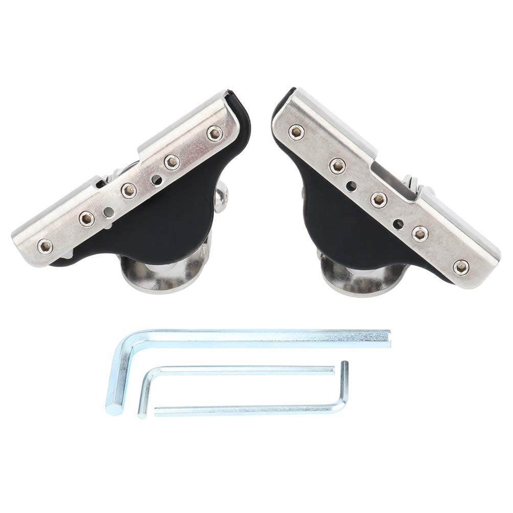 INEEDUP LED Light Pod Metal Hood Mount Bracket Kit - Black A-Pillar Dual Cube Mounts for 2007-2018 Jeep Wrangler JK - Durable Off-Road Lighting Accessories for Enhanced Night Visibility