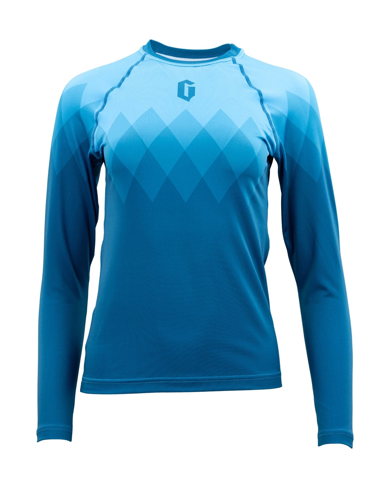 Gameness Women's Eco-Friendly Long Sleeve Rash Guard - UPF 50+ Sun Protection for Surfing, Swimming & Water Sports