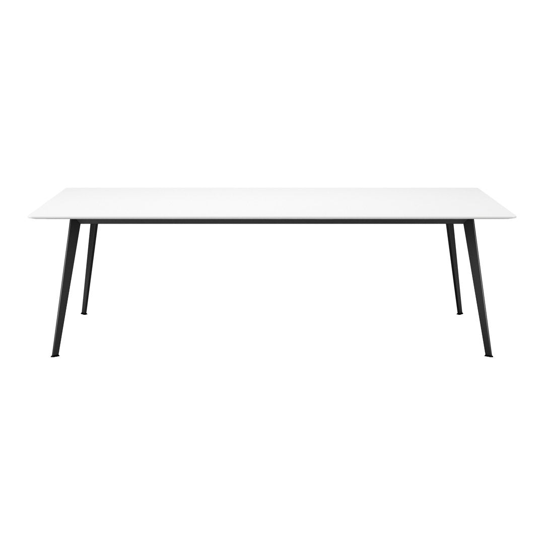 JW Modern Rectangular Dining Table - Solid Wood Kitchen Table for 6 - Perfect for Family Dinners & Entertaining Guests