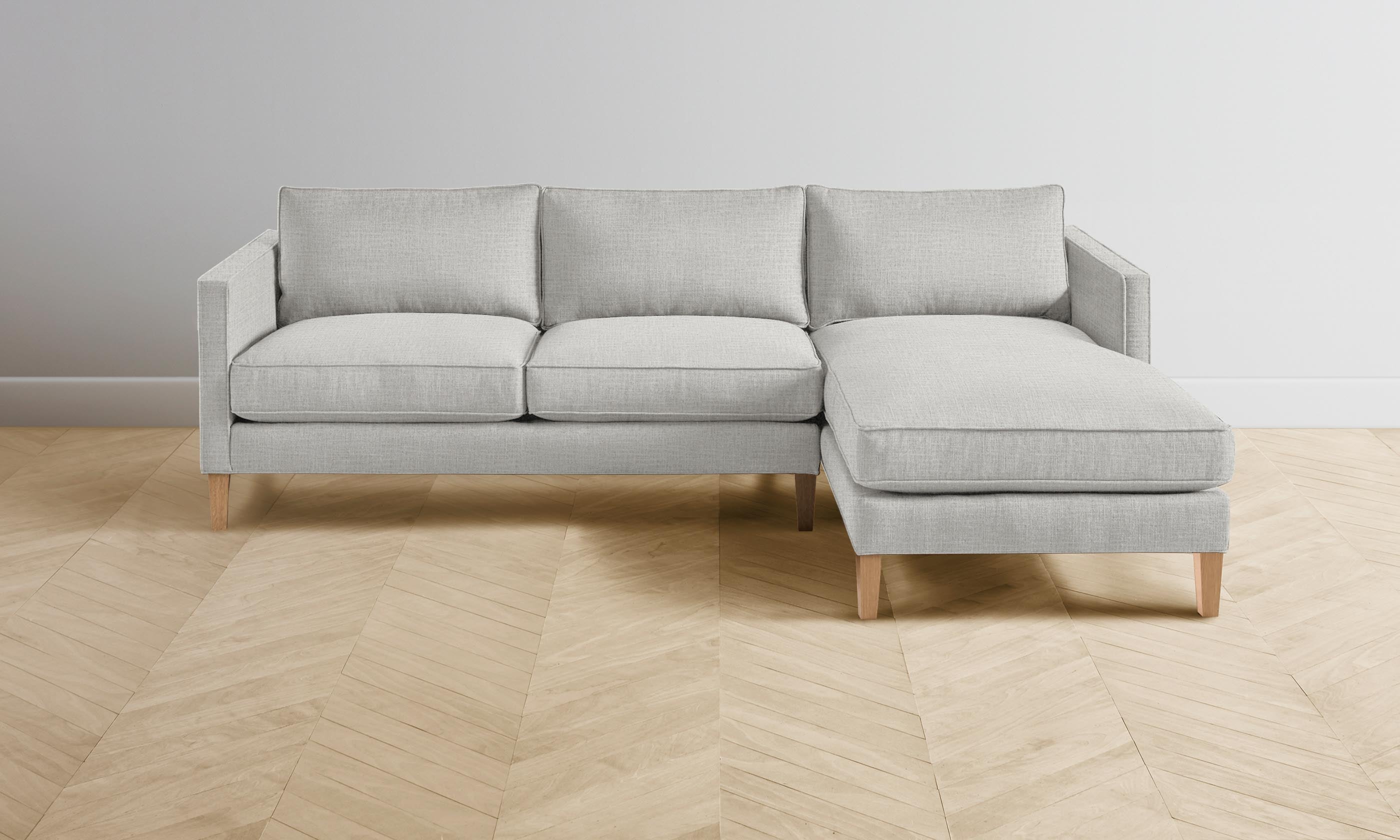 The Crosby Sectional Sofa - Premium Performance Woven Chenille Fabric with Steel Frame - Perfect for Living Rooms, Family Rooms & Cozy Home Spaces
