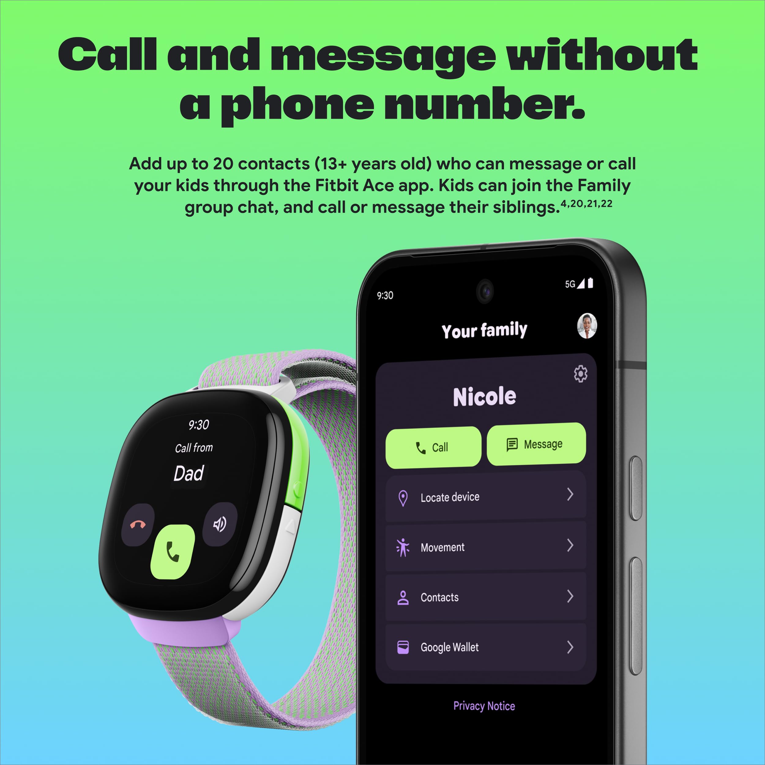 Fitbit Google Ace LTE Kids Smartwatch with Calling, Messaging, GPS Tracking & Activity Games - Mild (Strange Arcade) | Perfect for Active Kids & Parental Monitoring | School, Playdates & Outdoor Adventures