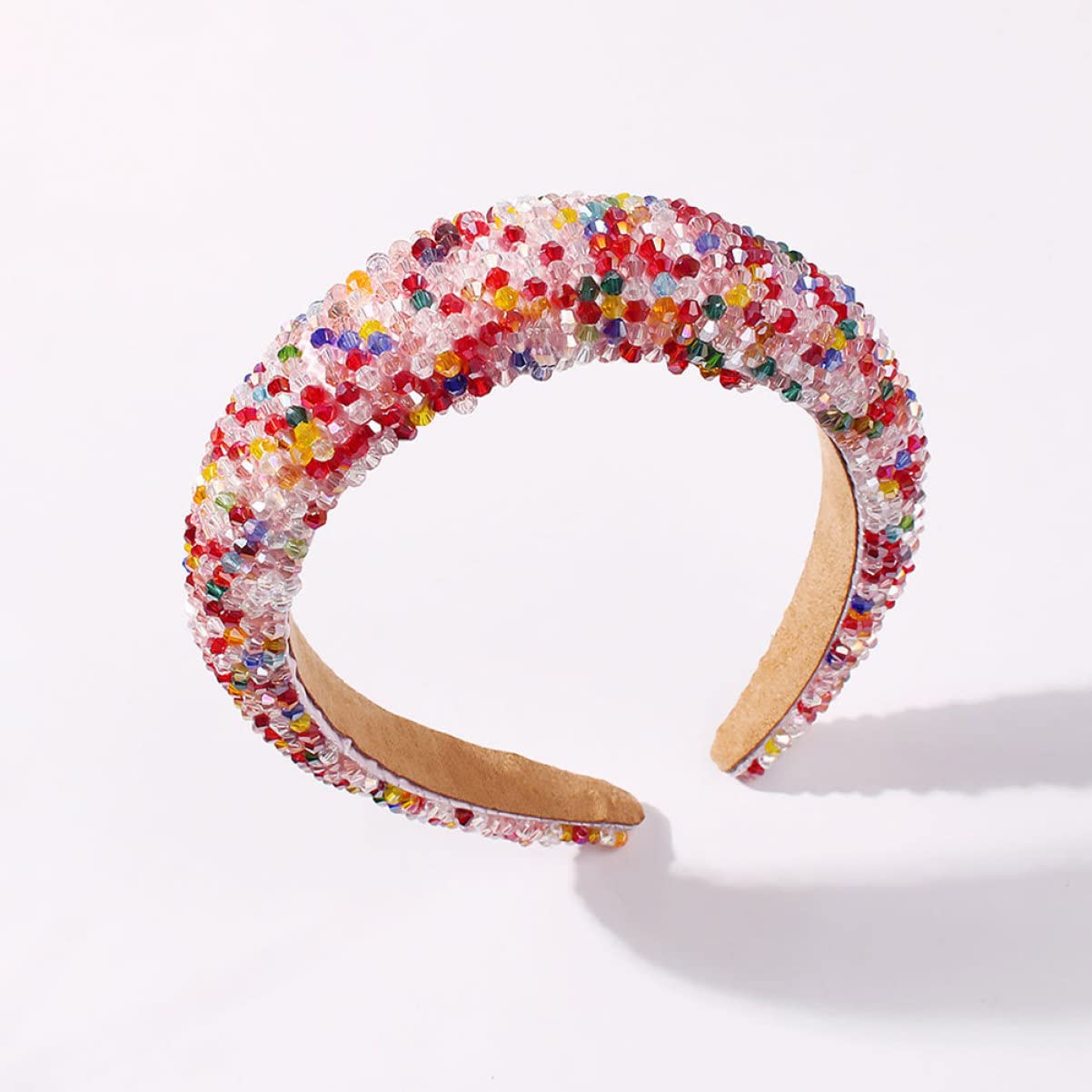 3 Pcs Crystal Wedding Hair Hoop Headbands for Women & Girls - Rhinestone Bridal Hair Accessories for Weddings, Parties & Special Events