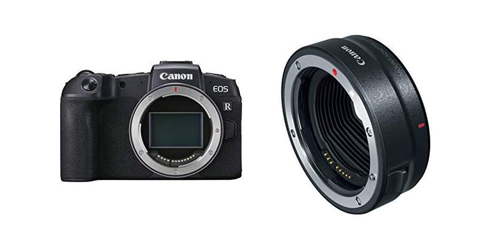 Canon EOS RP Mirrorless Camera Body with EF-EOS R Mount Adapter - Perfect for Travel, Vlogging & Professional Photography